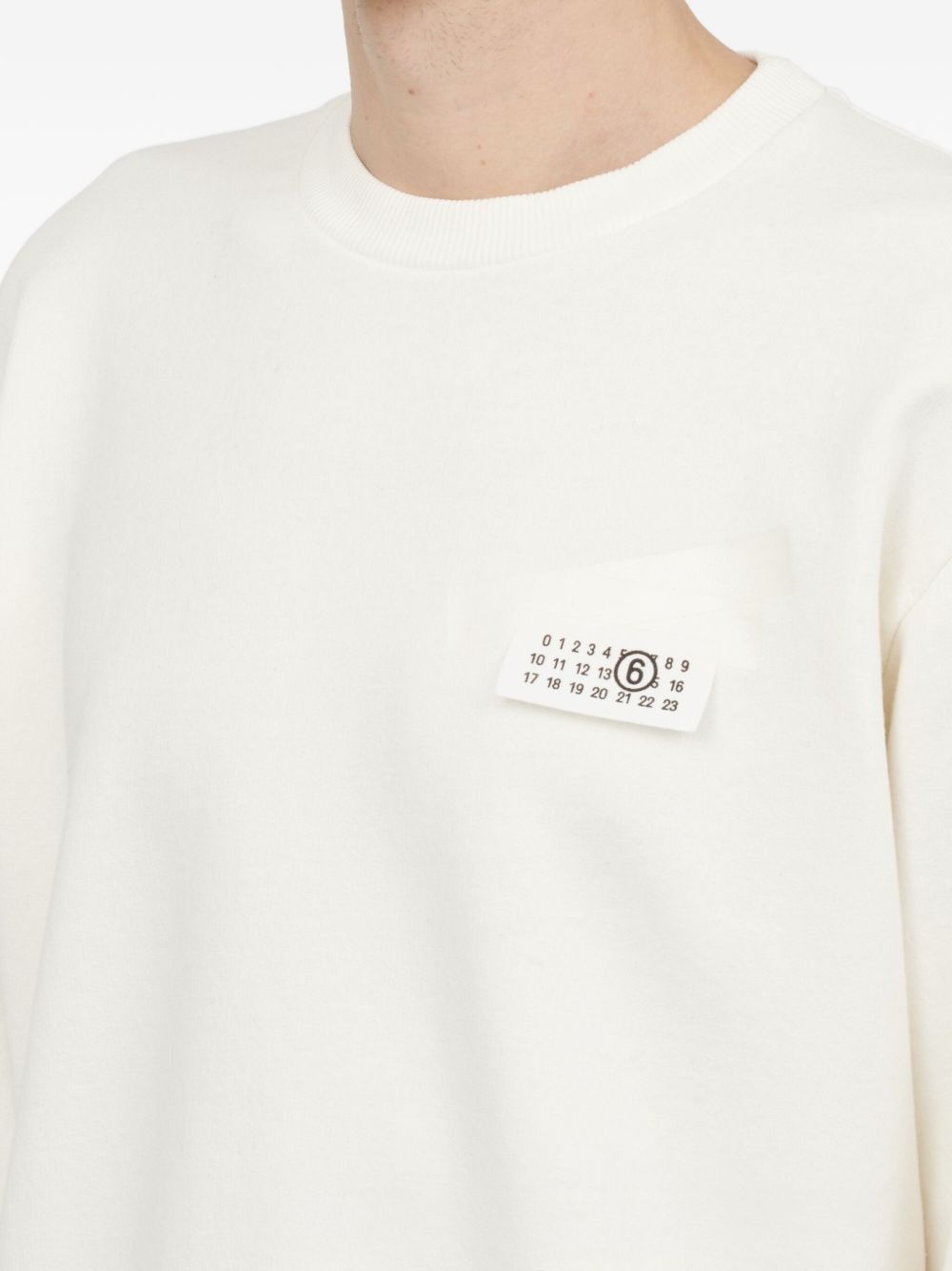 logo-patch sweatshirt - 7