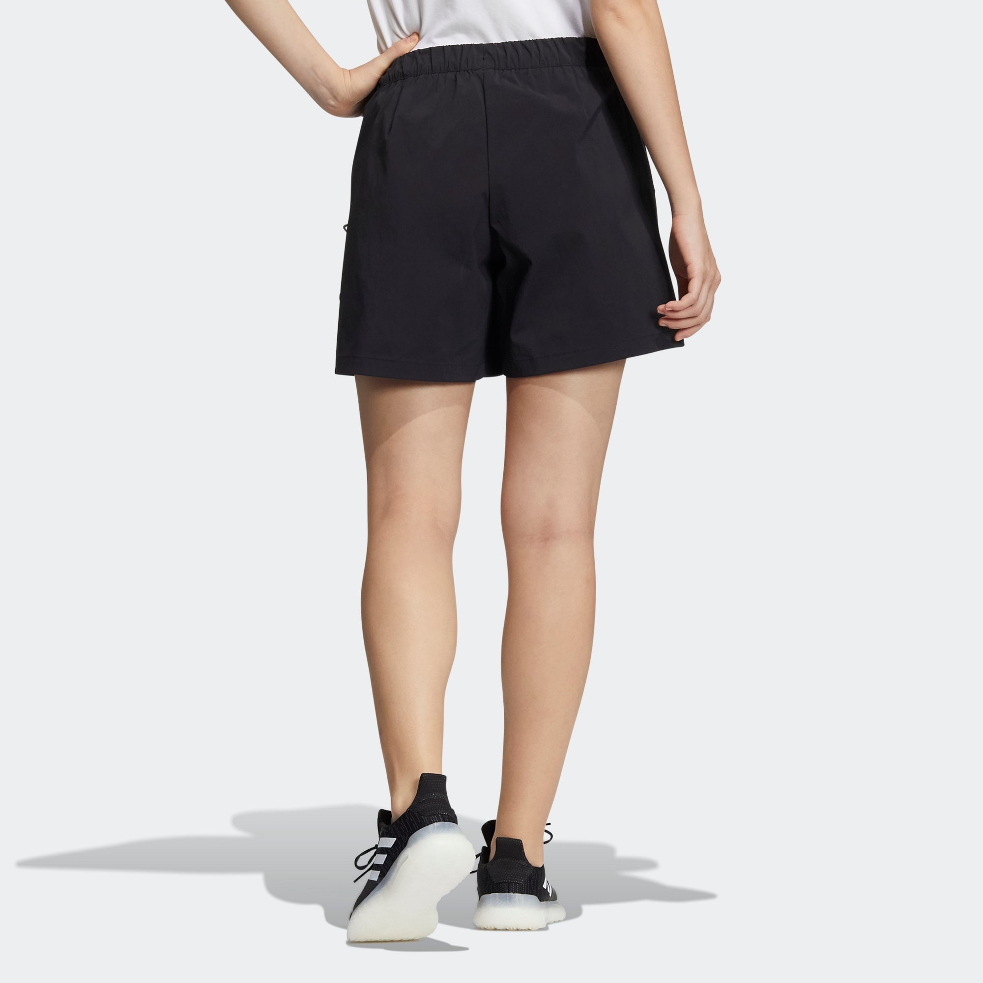 (WMNS) adidas Woven Shorts 'Black' HB6596 - 3