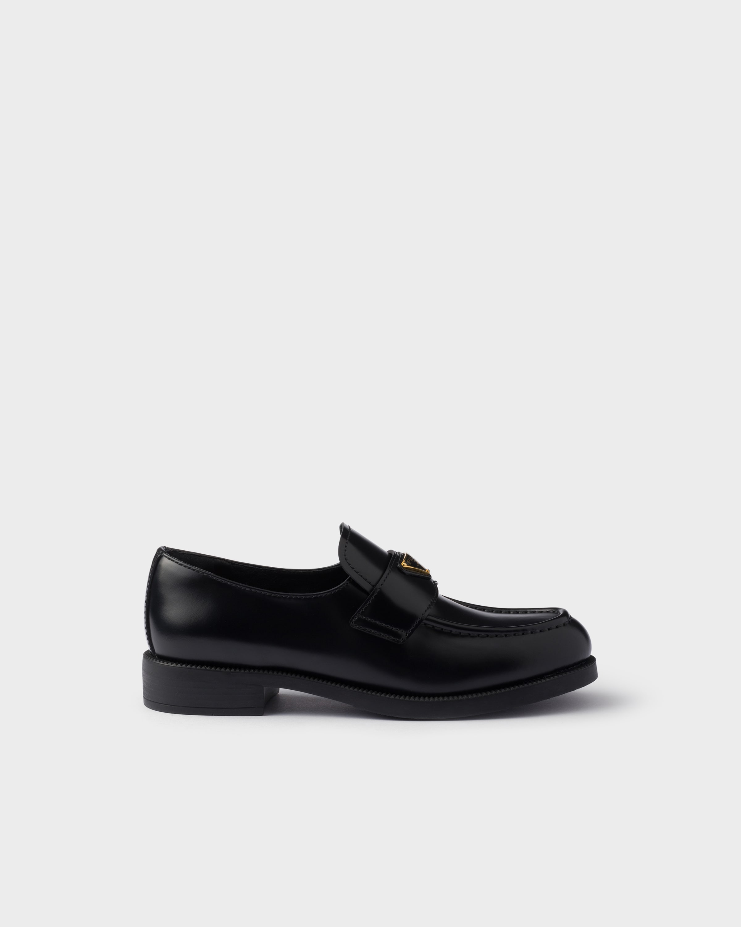 Brushed leather loafers - 2