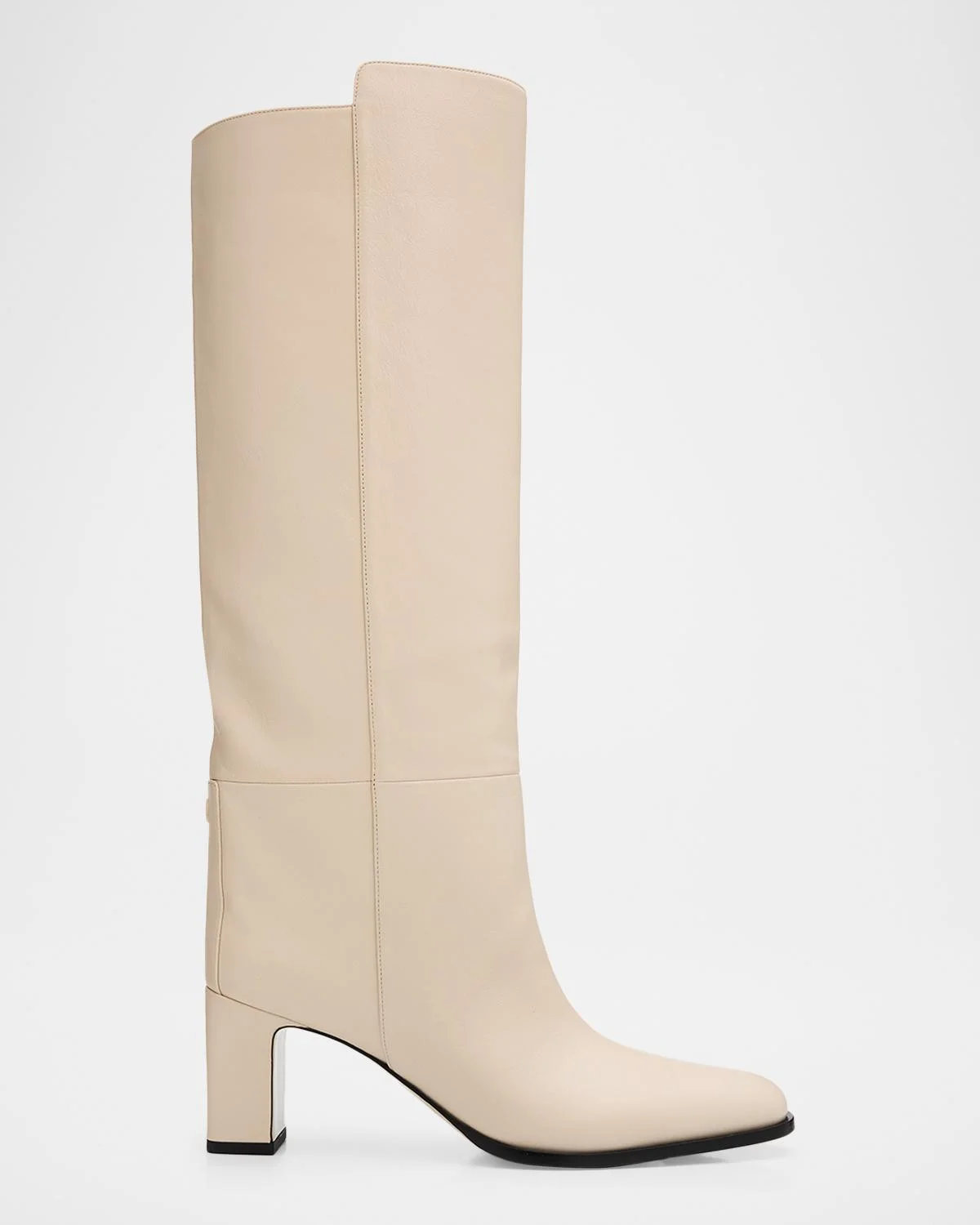 65mm Caly Leather Knee-High Boots - 1