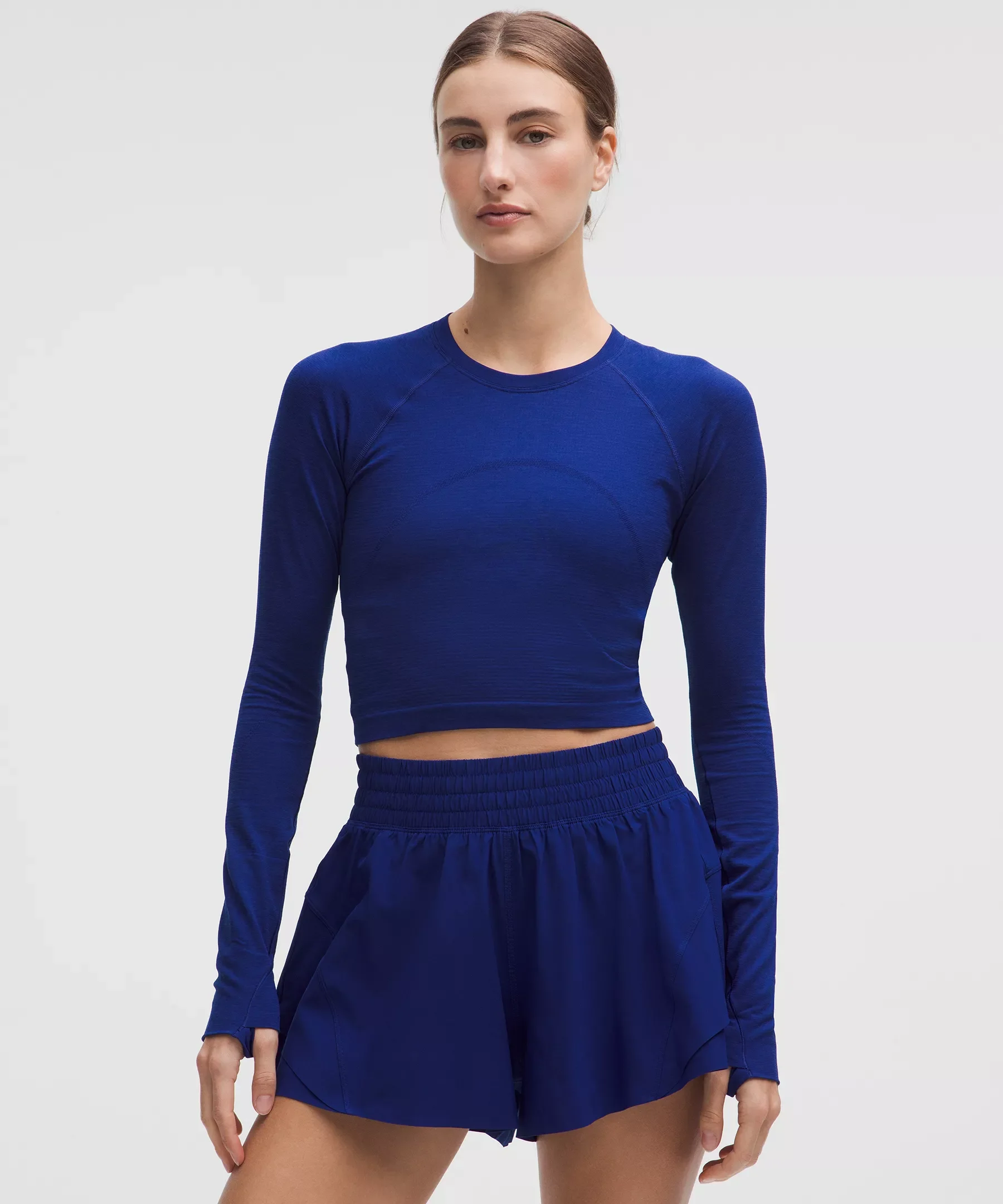 Swiftly Tech Cropped Long-Sleeve Shirt 2.0 - 1