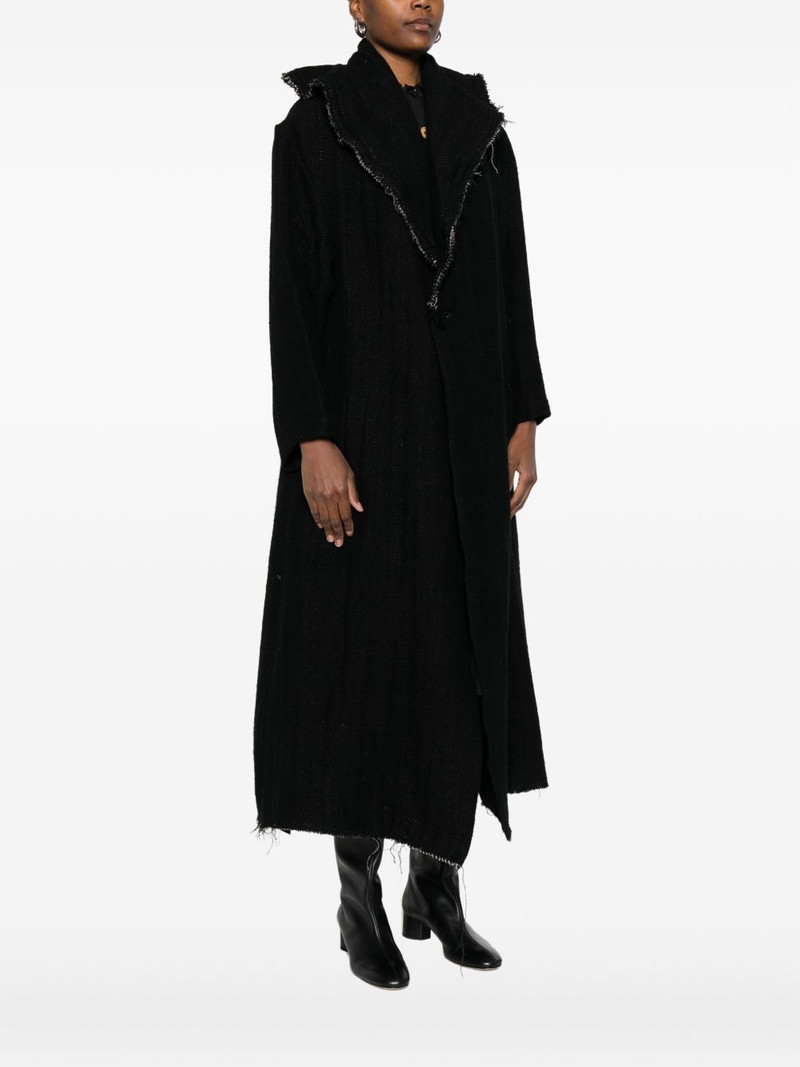 frayed-trim coat 3