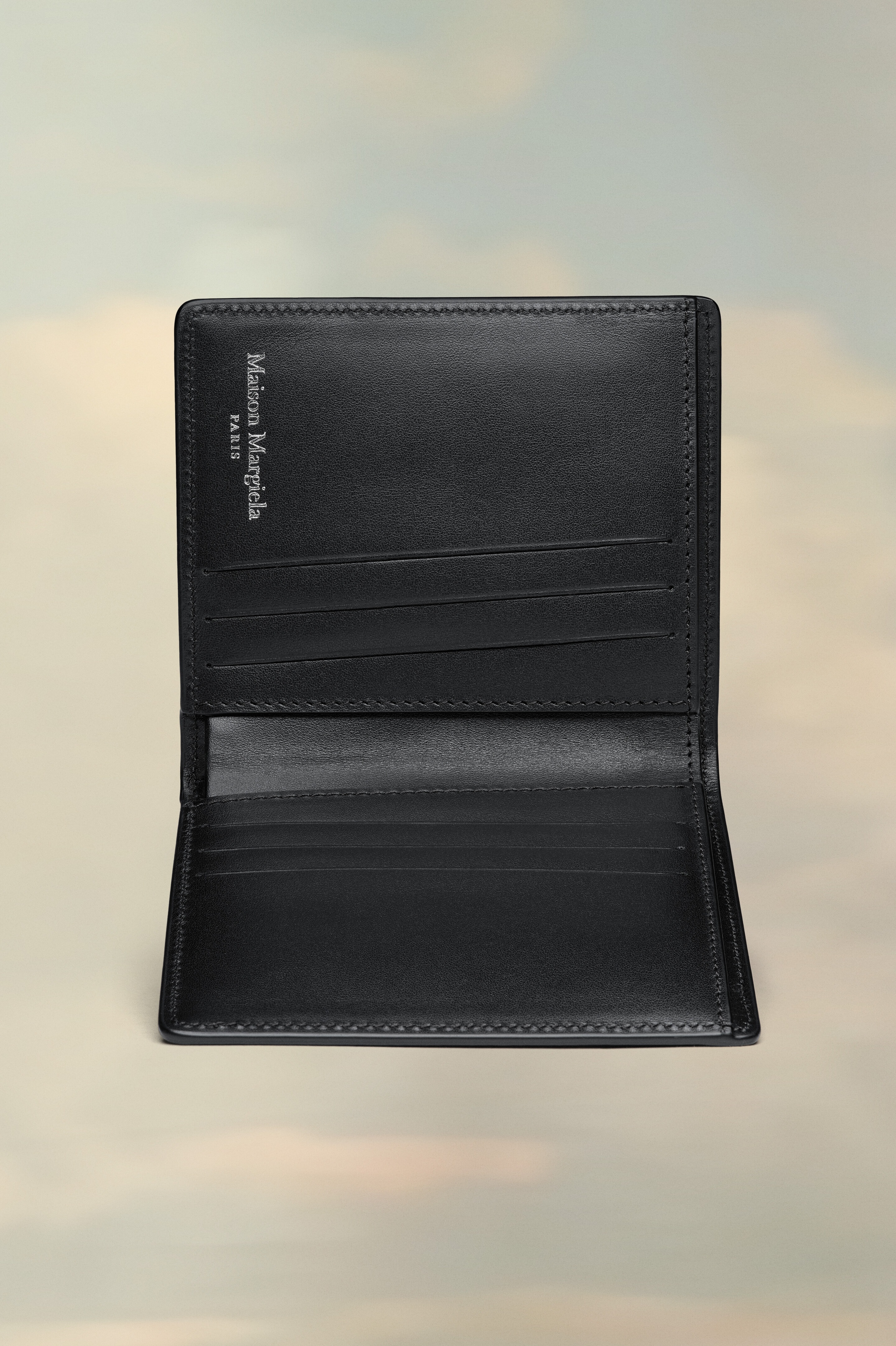 Leather zip fold cardholder - 3