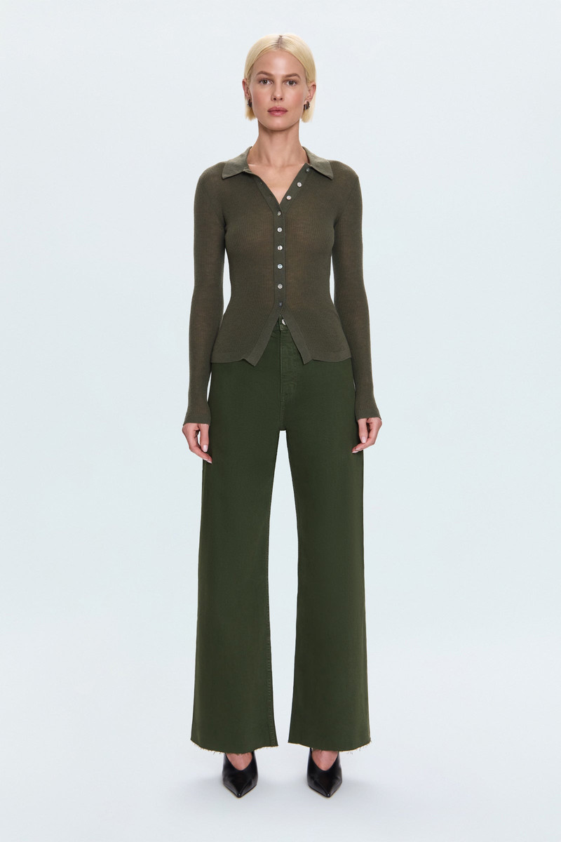PENNY HIGH RISE WIDE LEG JEAN - LAUREL 1