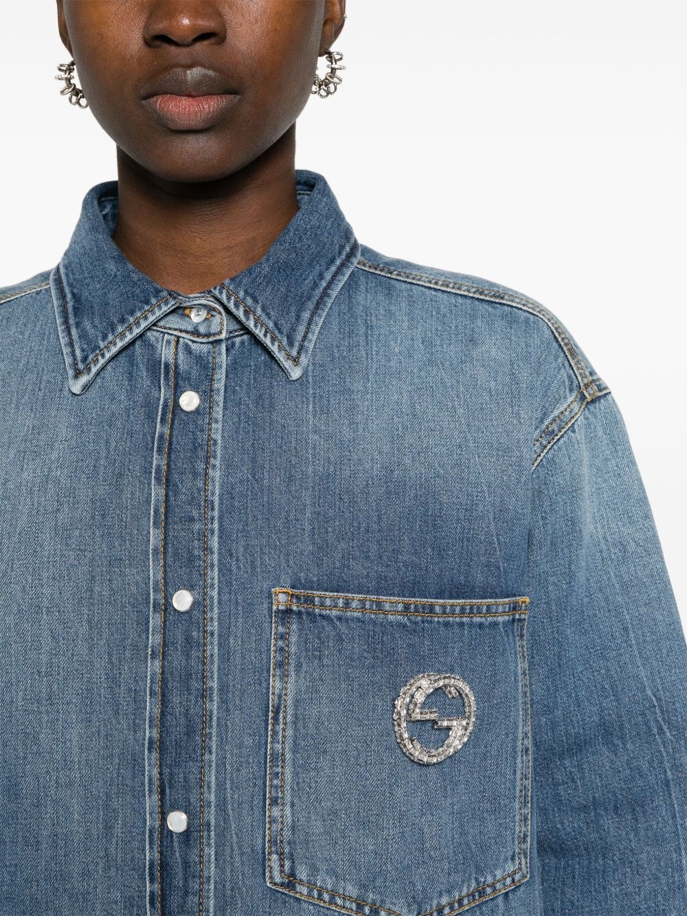 Interlocking G denim jacket - 5