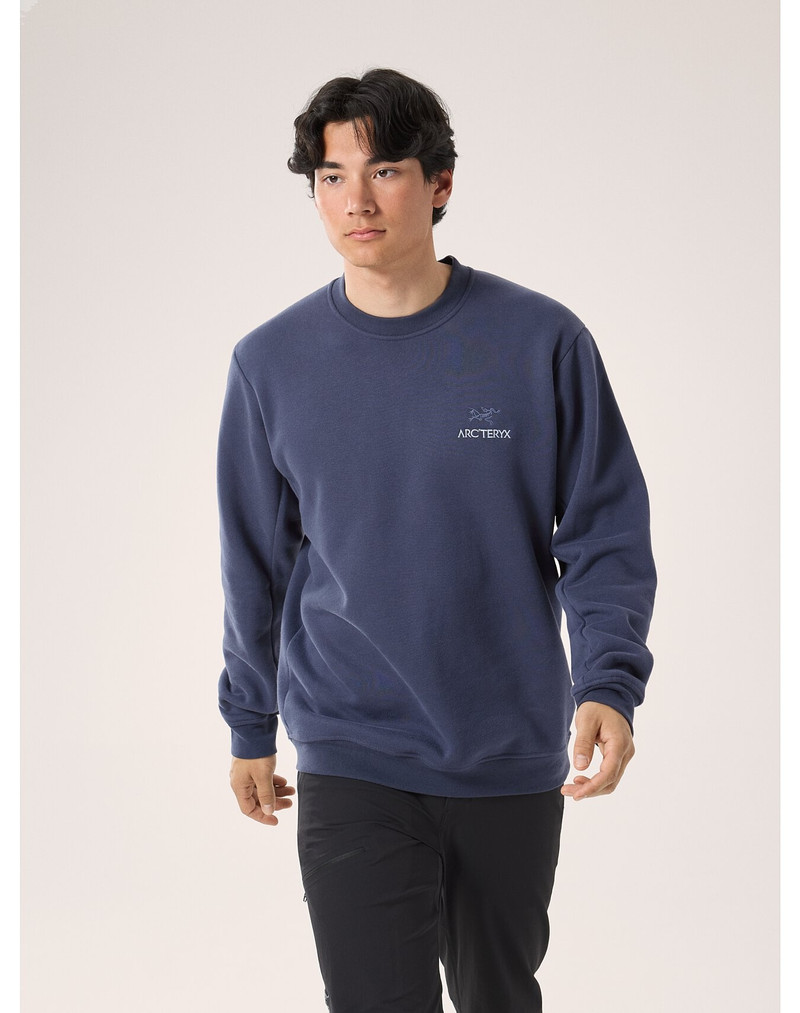Emblem Fleece Crew Neck Pullover 2