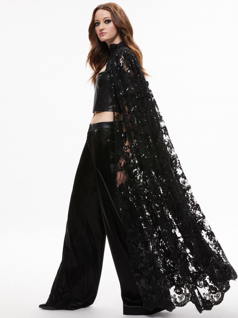 AURELIA LACE EMBELLISHED CAPE 5