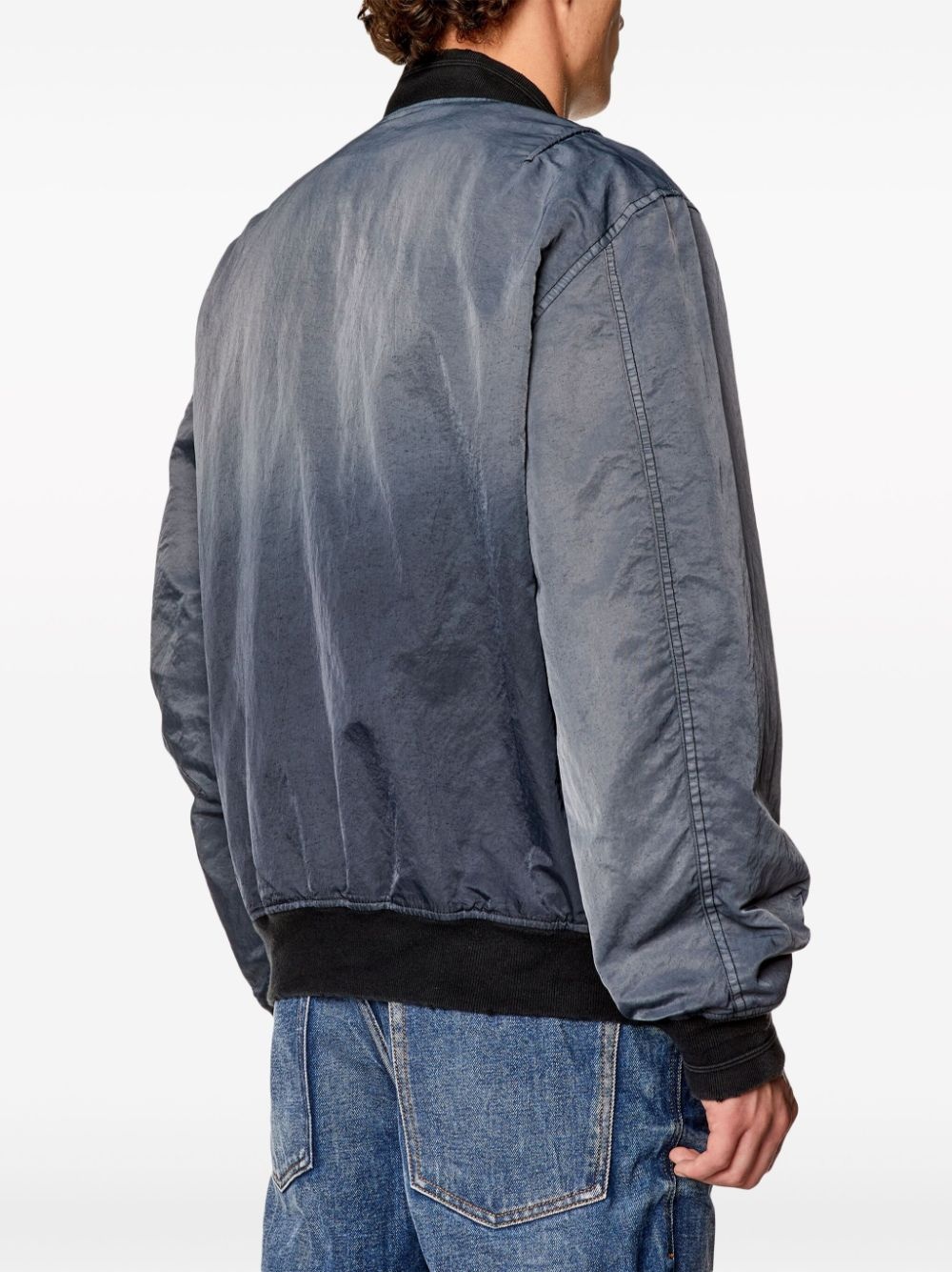 J-Kepes logo-plaque bomber jacket - 4