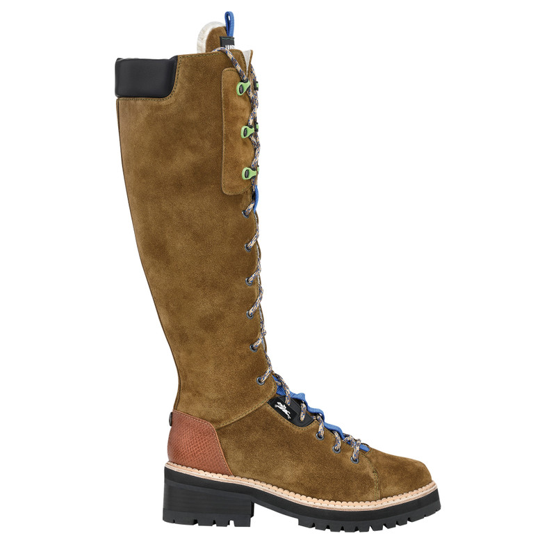 Le Pliage baroudeuse Boots Tobacco - Leather 1