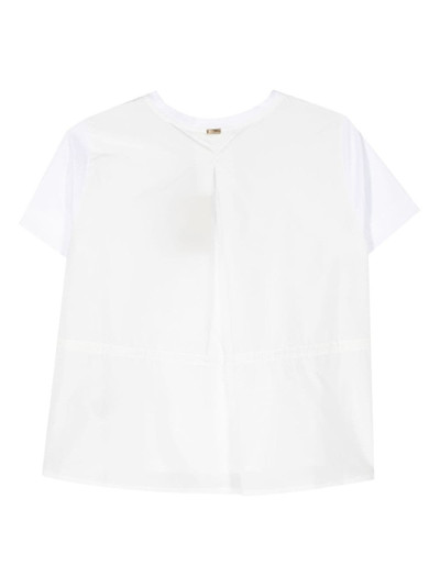 Herno contrast-panel T-shirt outlook