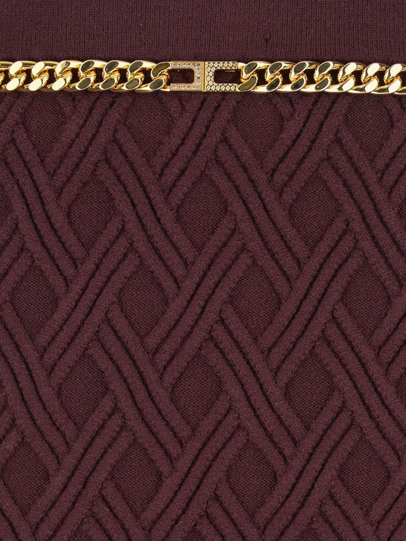 quilted chain-belt midi skirt 3