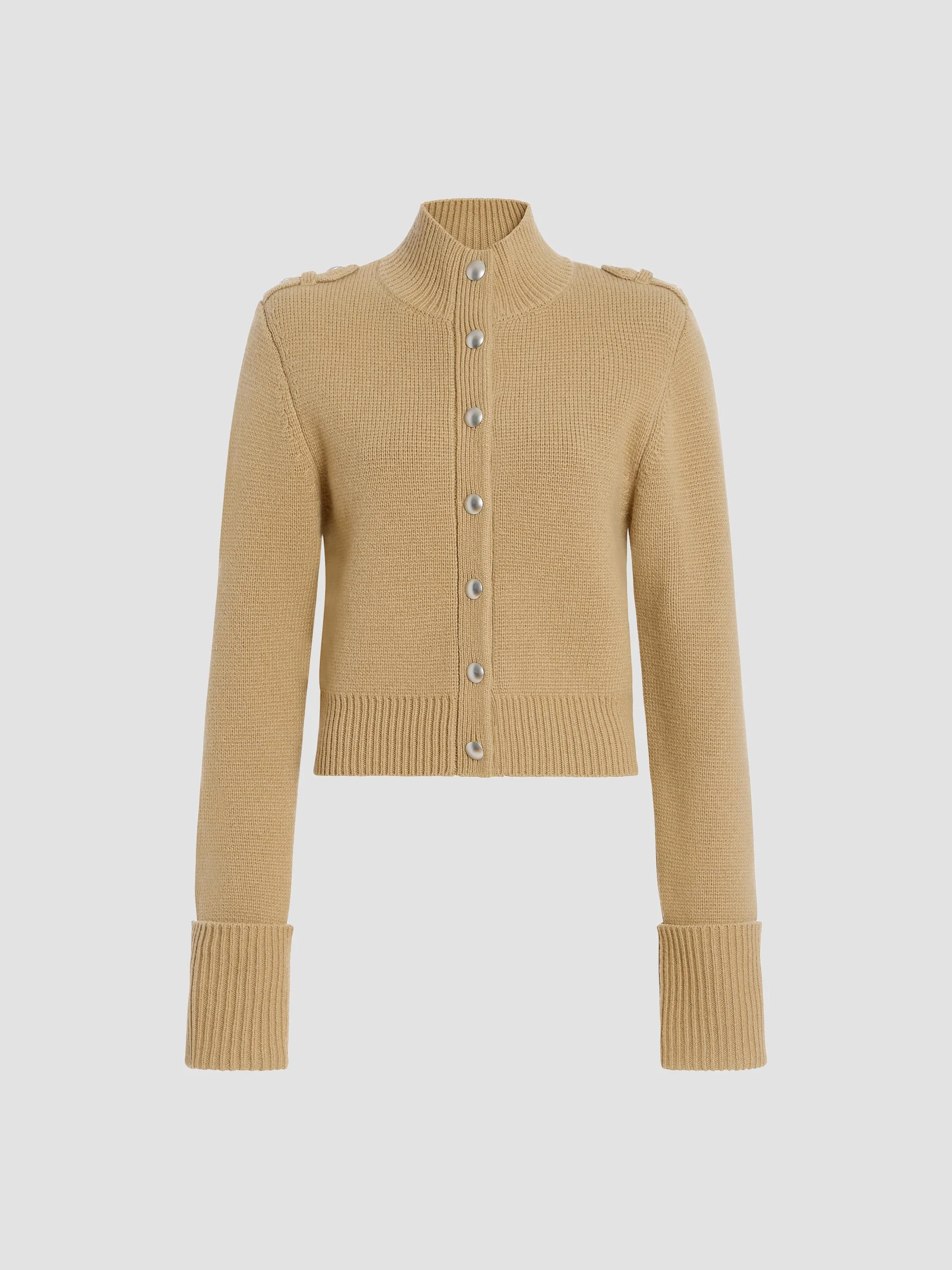 Women's Adam Wool Cardigan - Canteen - 1