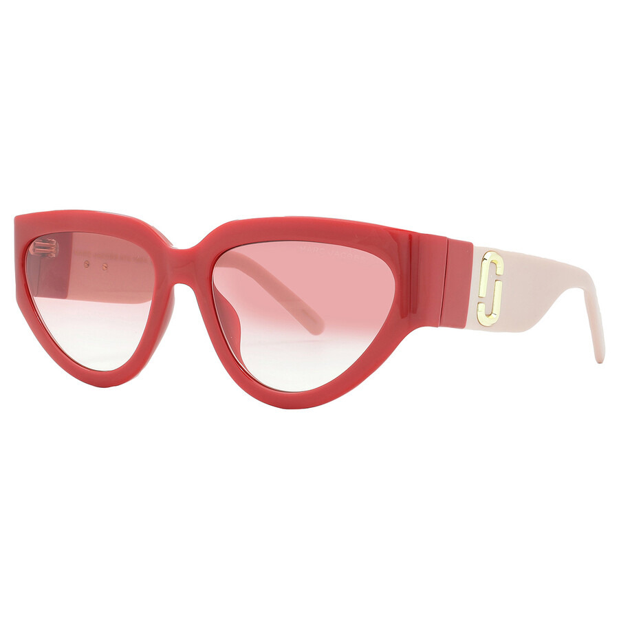 Marc Jacobs Red Gradient Cat Eye Ladies Sunglasses MARC 645/S 092Y/TX 57 - 3