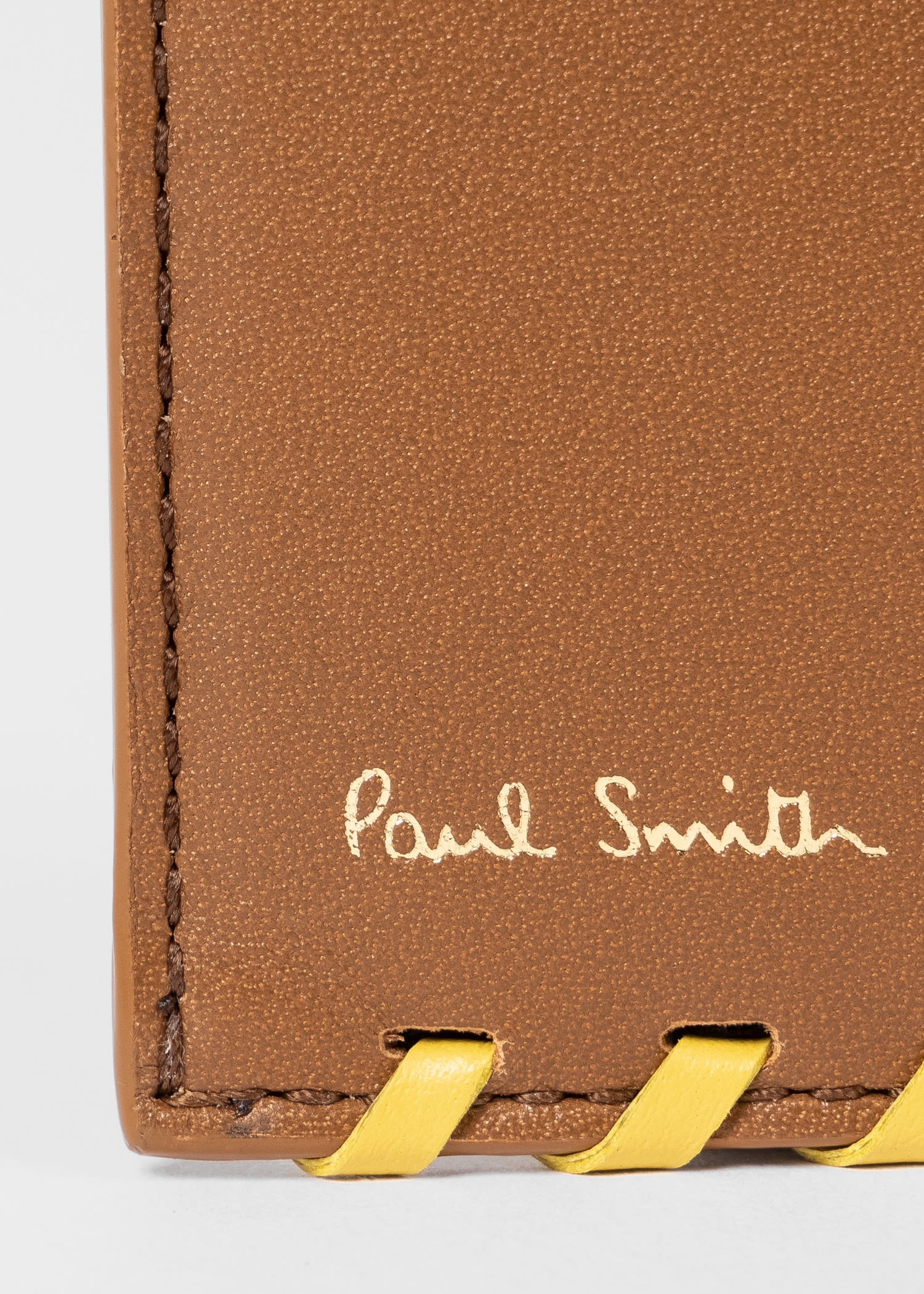Contrast Stitch Zip Wallet - 3