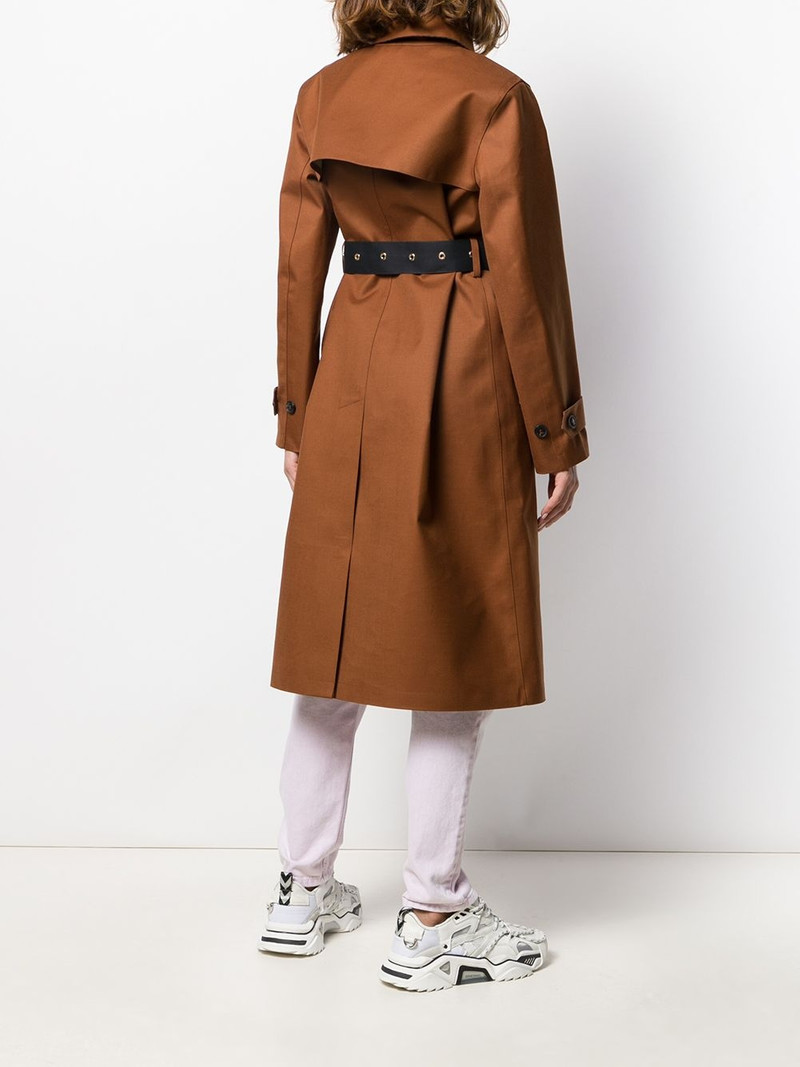 belted button up trench coat 4