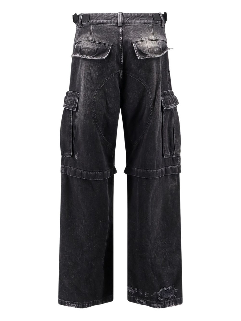 BALENCIAGA panelled cargo jeans outlook