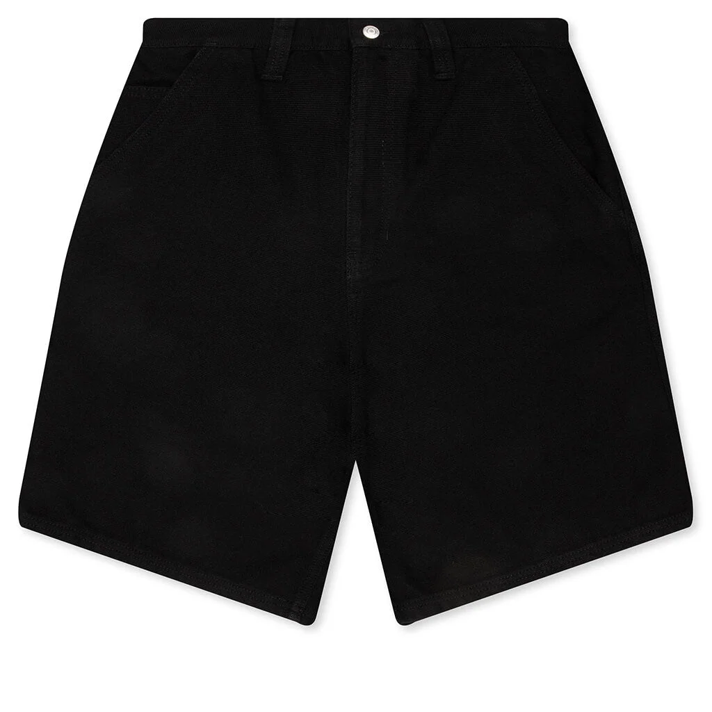 WORK SHORT CANVAS - BLACK - 1