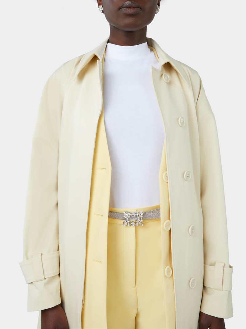 Roger Vivier Broche Vivier Buckle Belt in Fabric outlook