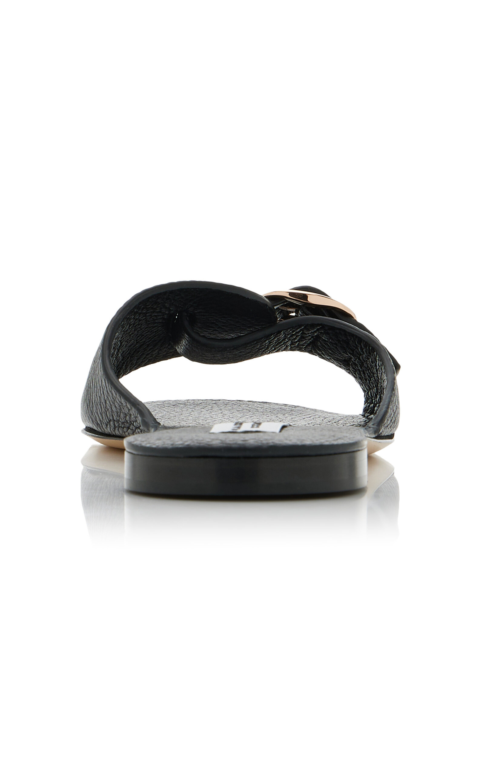 Briar Leather Slide Sandals black - 5