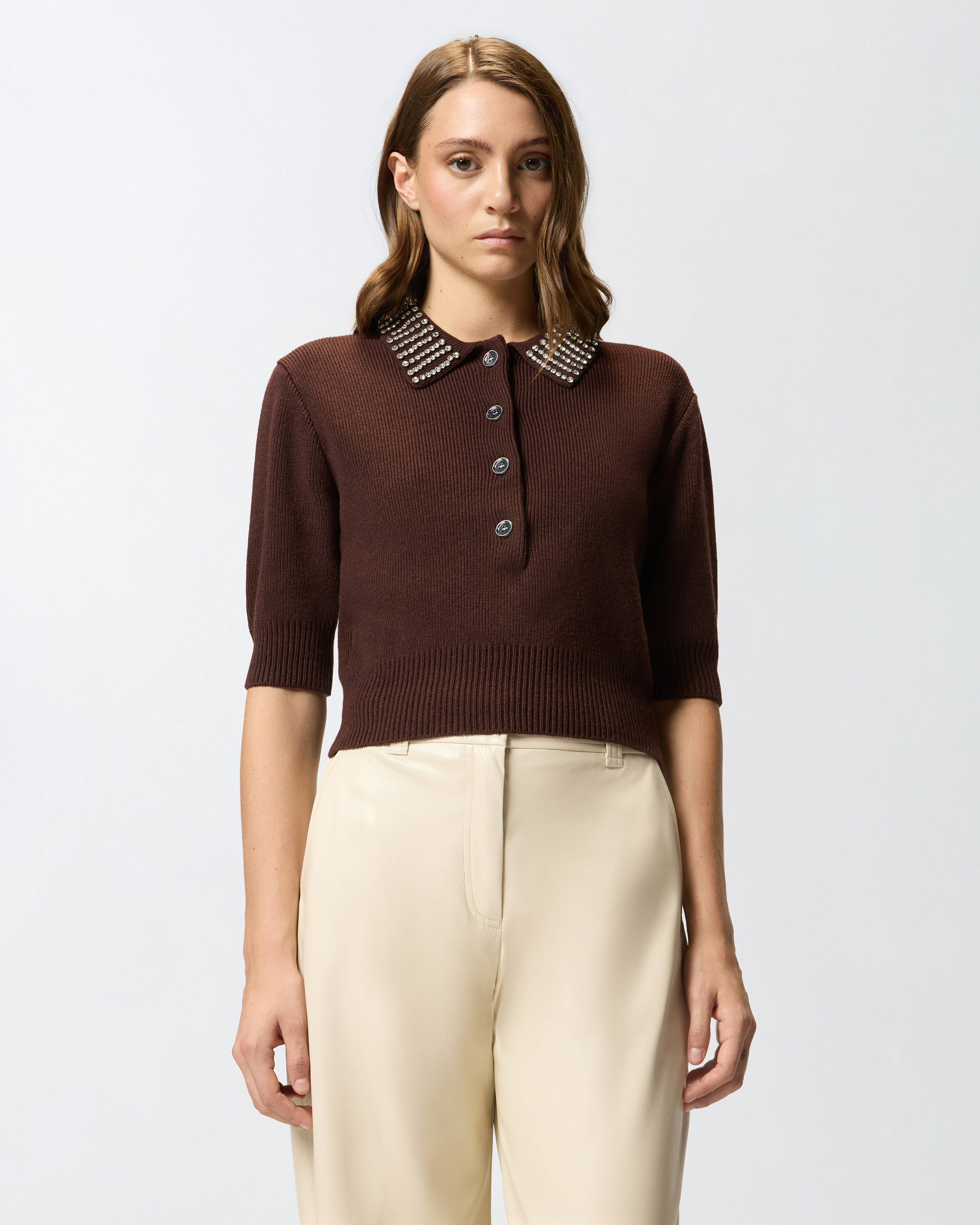 POLO-STYLE SWEATER - 2