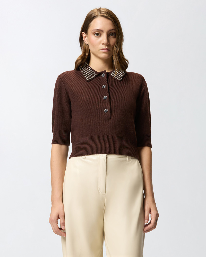 PINKO POLO-STYLE SWEATER outlook