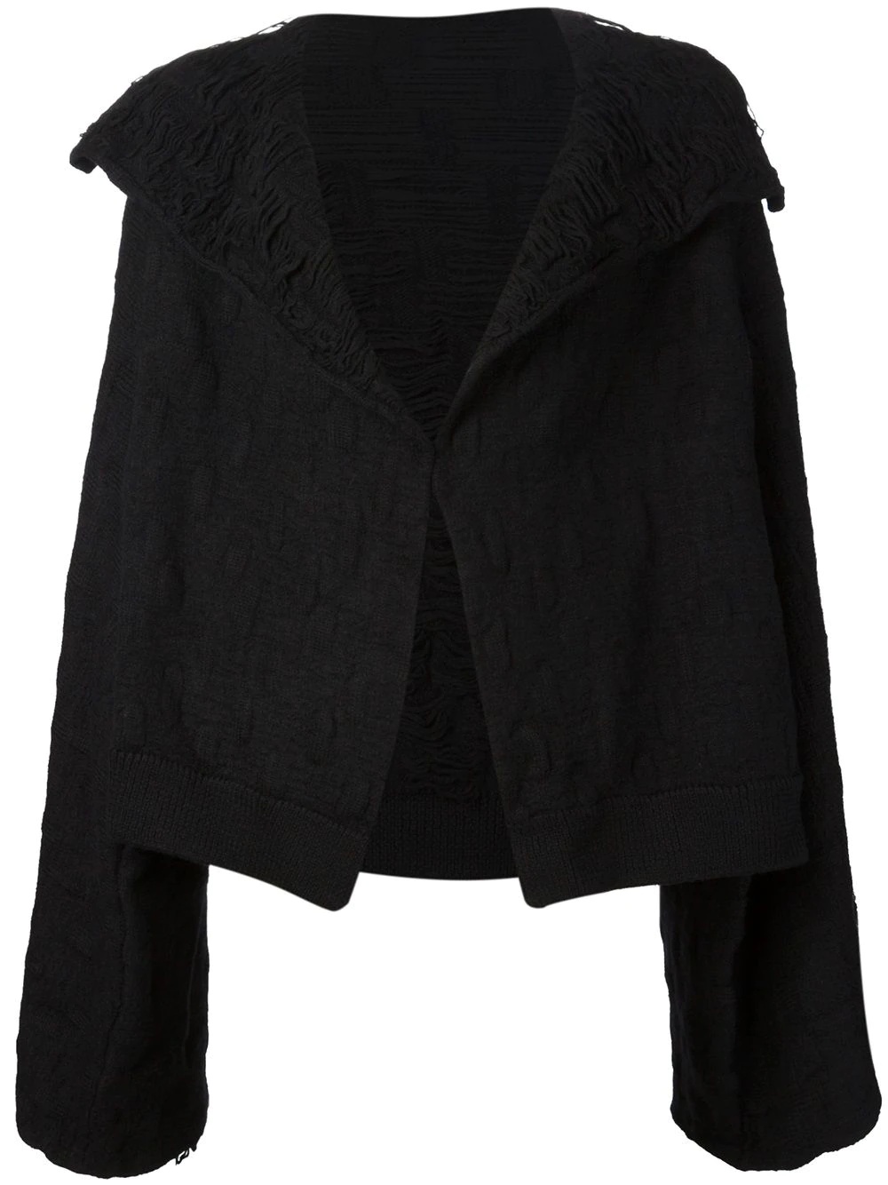 folded-panel cropped jacket - 1