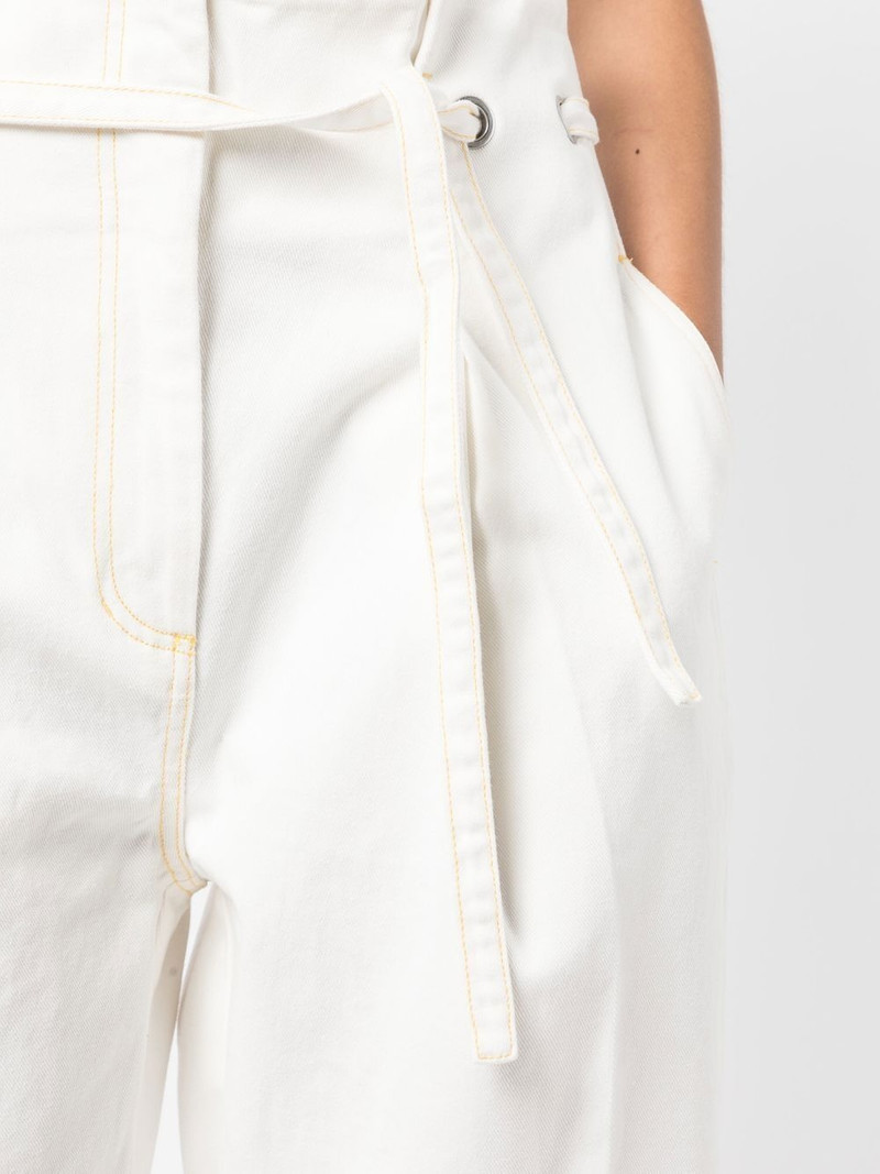 pleat-detail straight-leg trousers 5