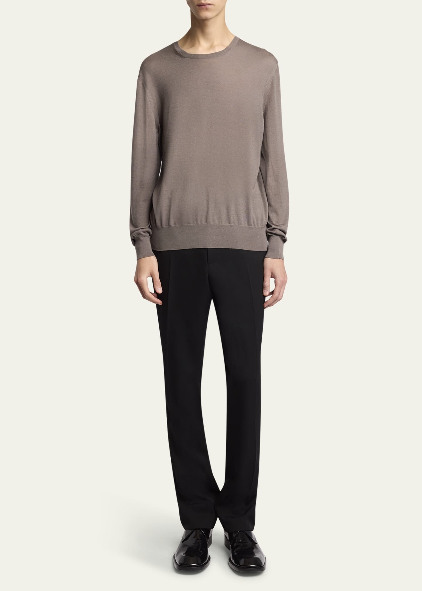 Men's Fine-Gauge Crew Sweater - 2