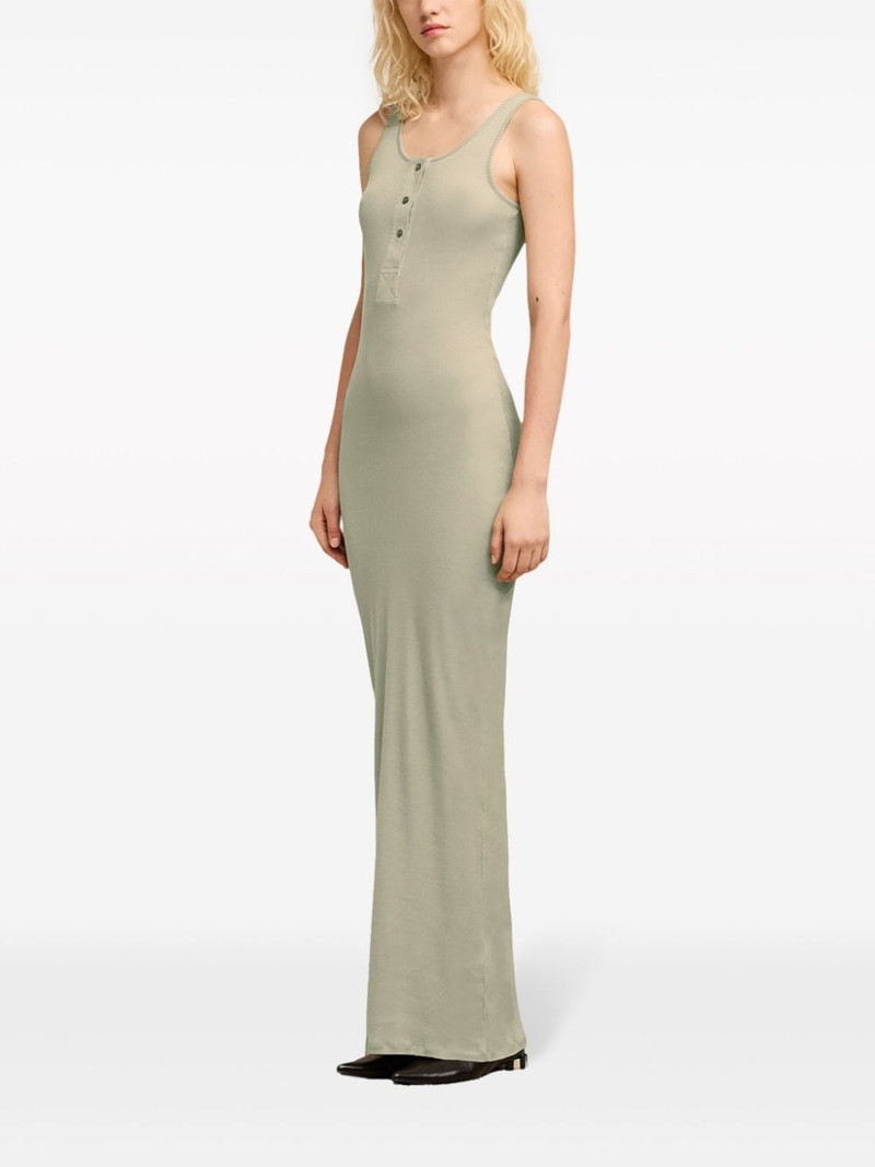 ribbed cotton maxi dress 3