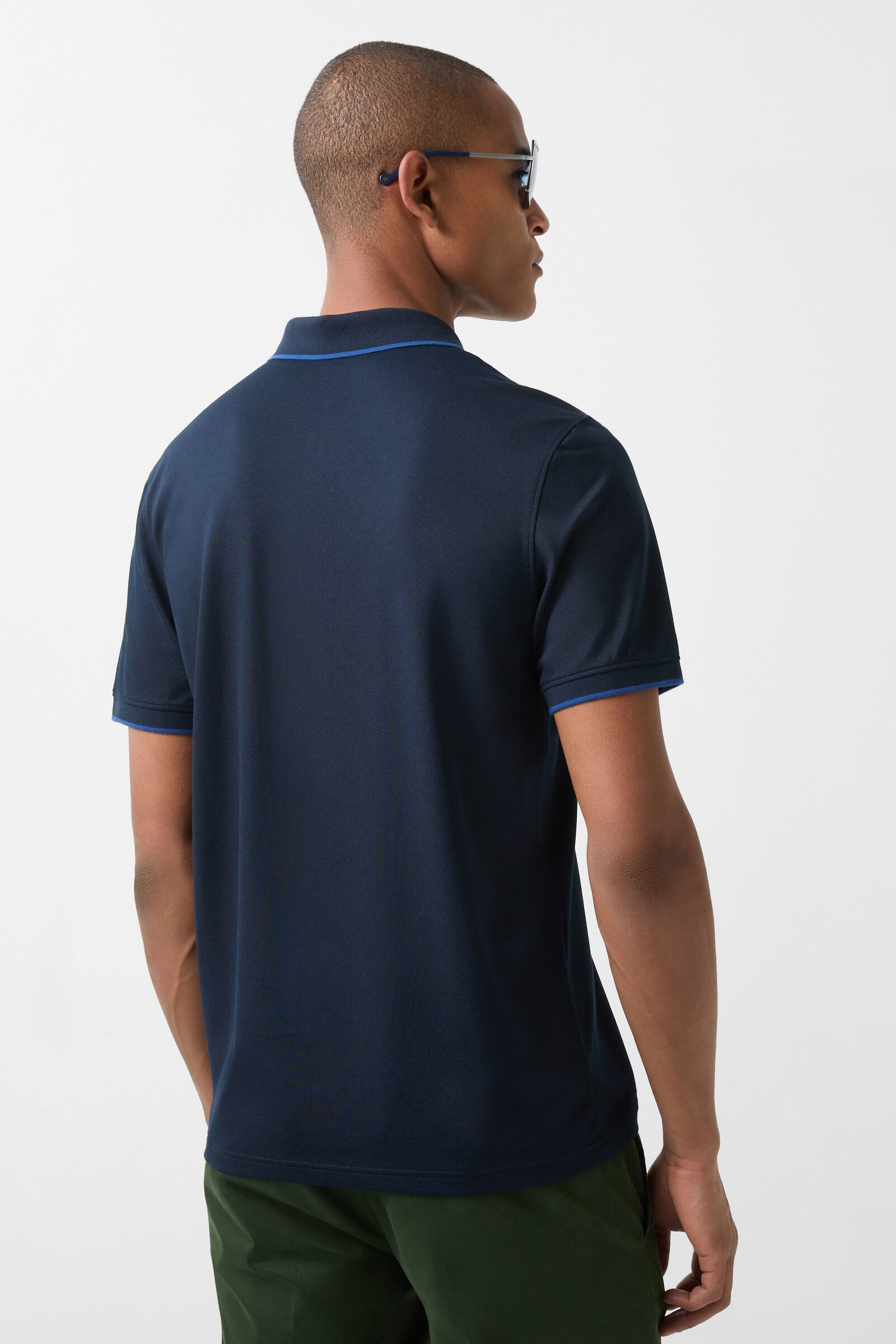 Timo Polo shirt in Navy blue - 3