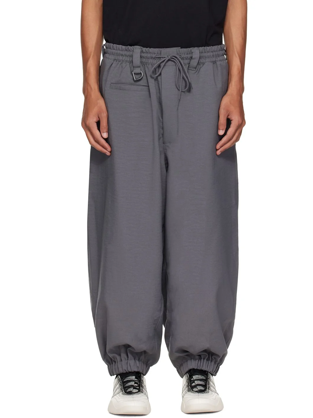Gray Sport Uniform Cuffed Trousers - 1