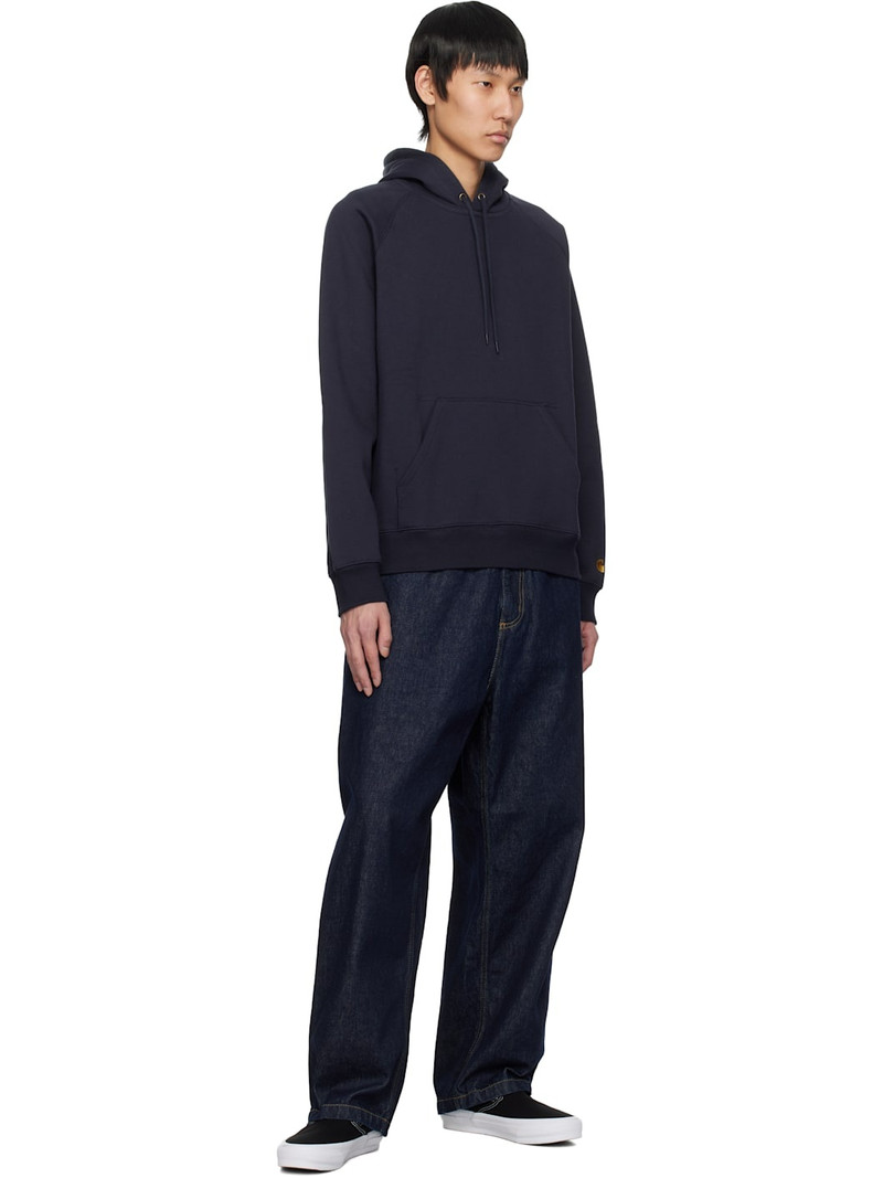 Carhartt Navy Chase Hoodie outlook