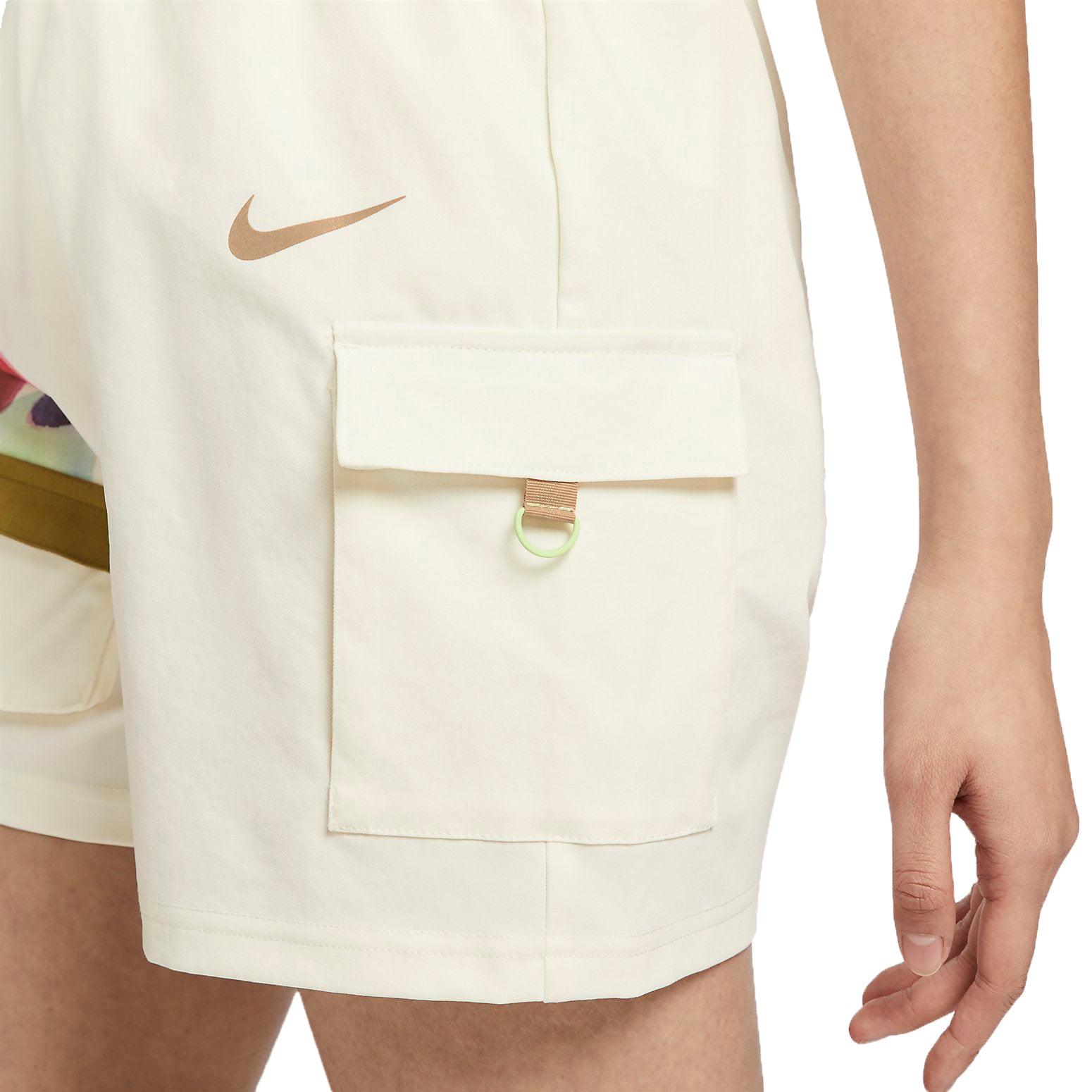 (WMNS) Nike Sportswear Woven Shorts (Asia Sizing) 'Sail' HF6175-133 - 4