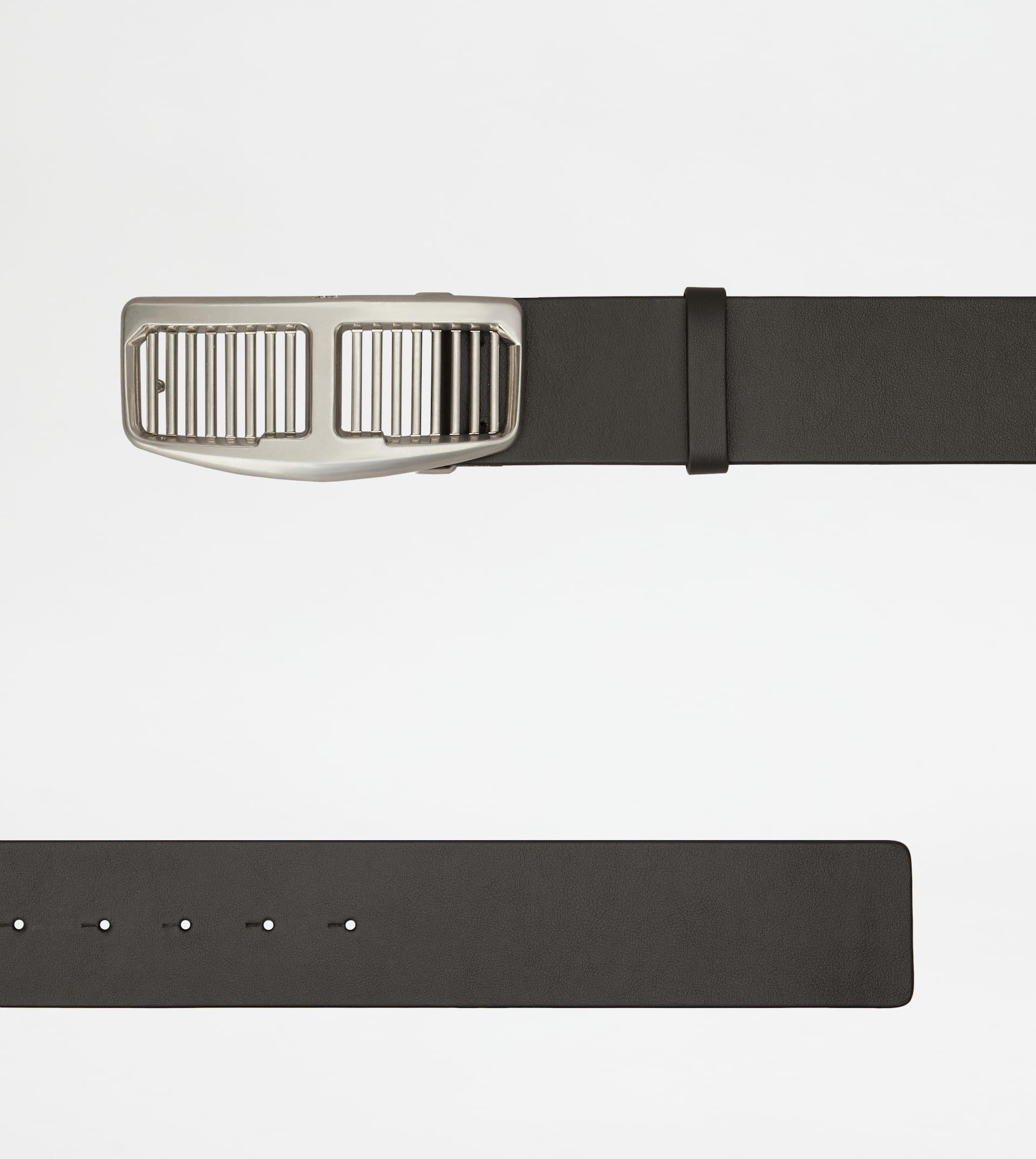 BELT IN LEATHER - BROWN - 2