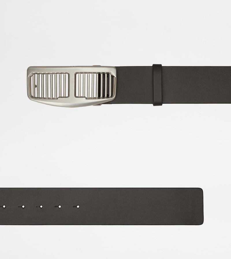 Tod's BELT IN LEATHER - BROWN outlook