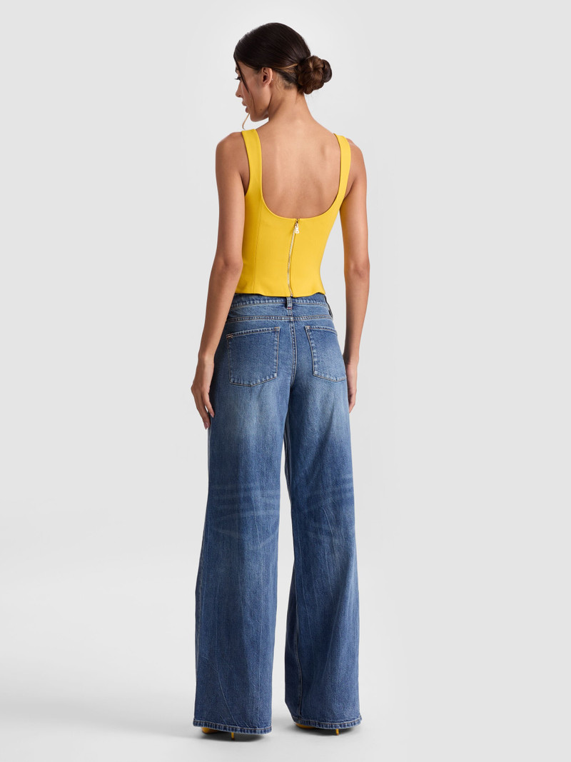 Alice + Olivia VERA BUSTIER TOP outlook