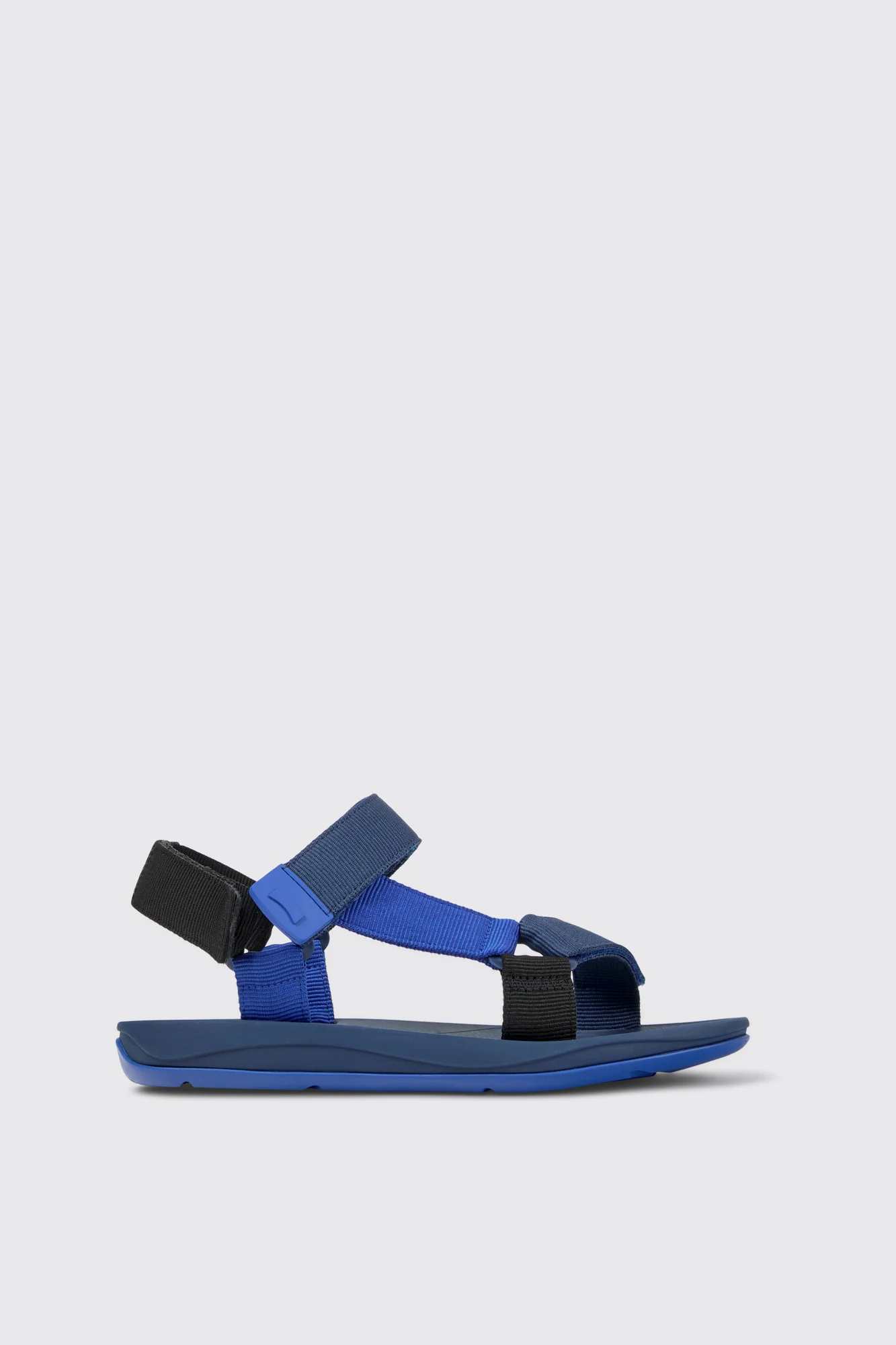Match Blue Textile Sandals for Men. - 1