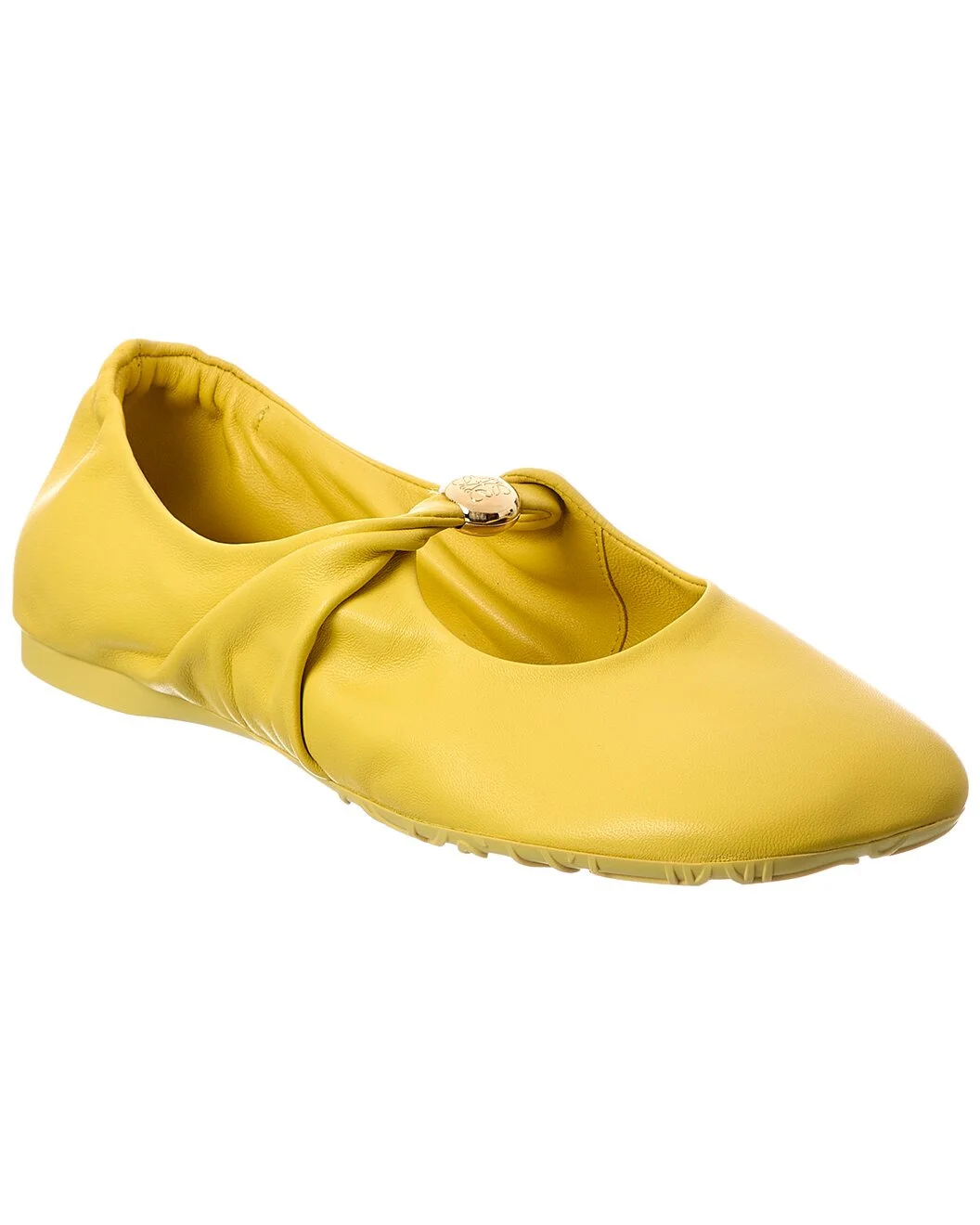 Loewe Pebble Soft Leather Ballerina Flat - 1