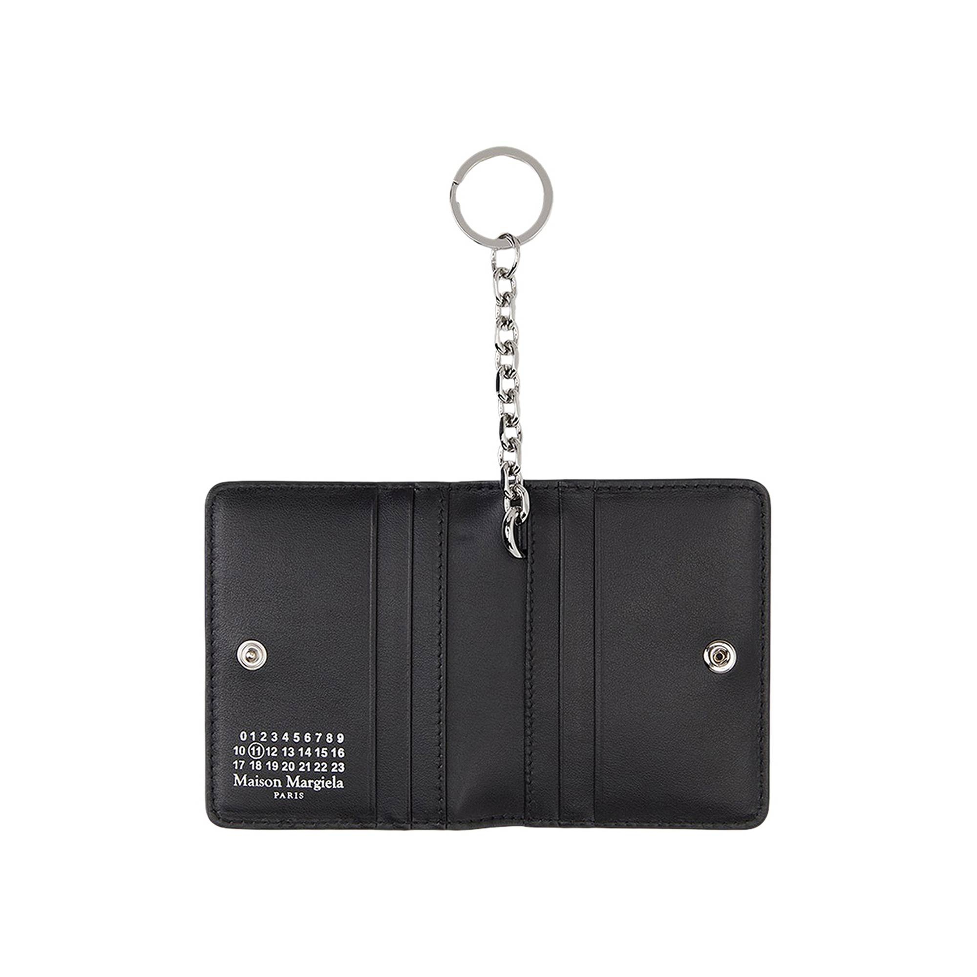 Maison Margiela Patent Keyring Card Holder 'Black' - 3