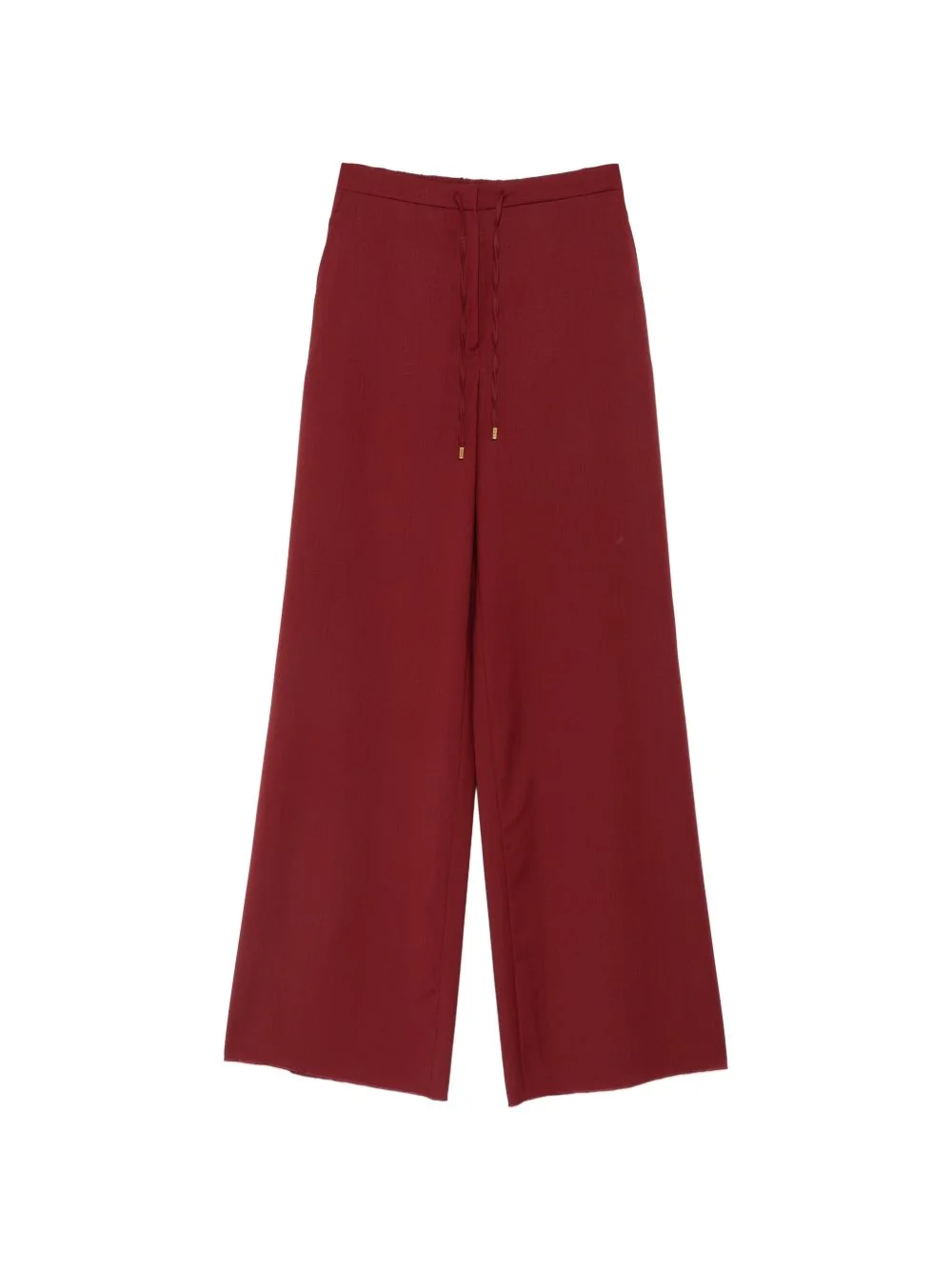 drawstring-waist wide-leg palazzo pants - 1