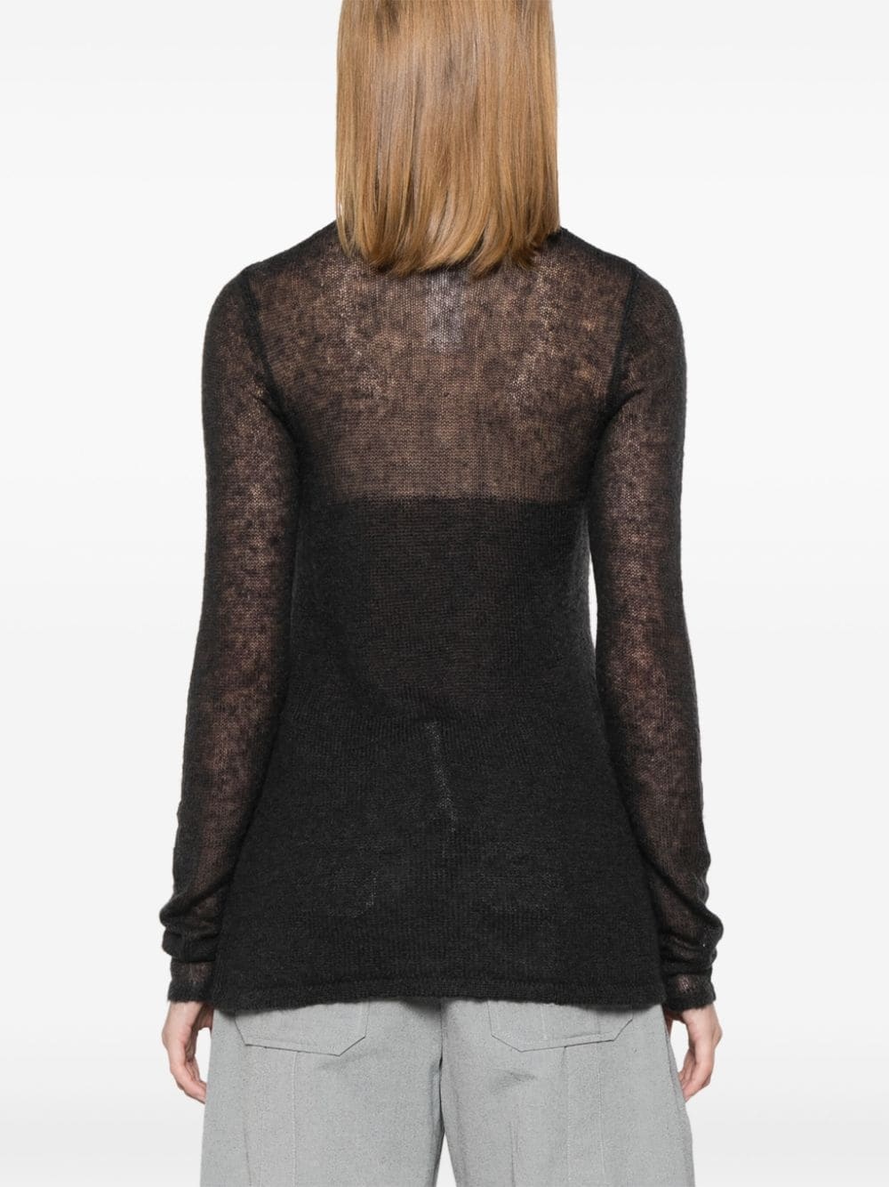 brushed-finish sweater - 4