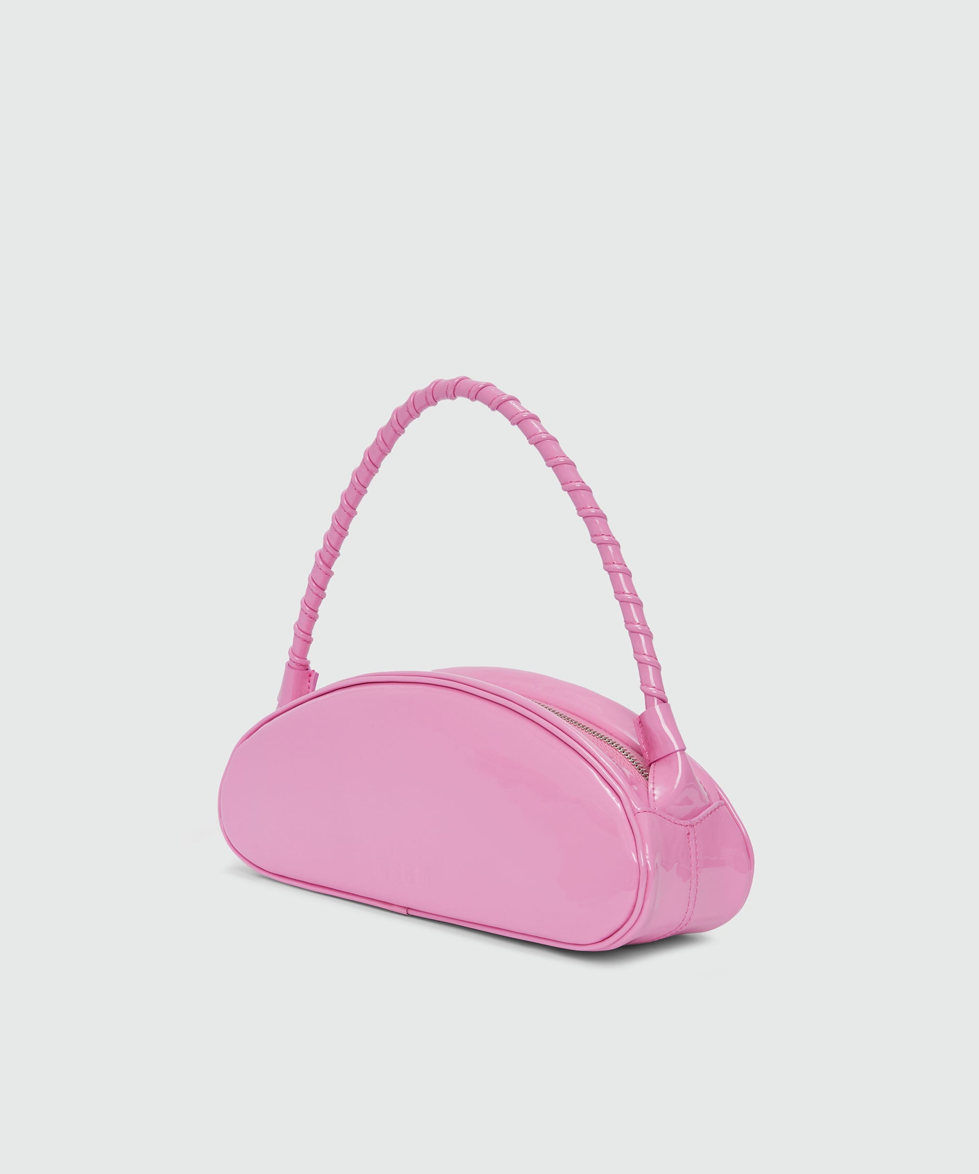 Pink patent leather MSGM handbag - 3