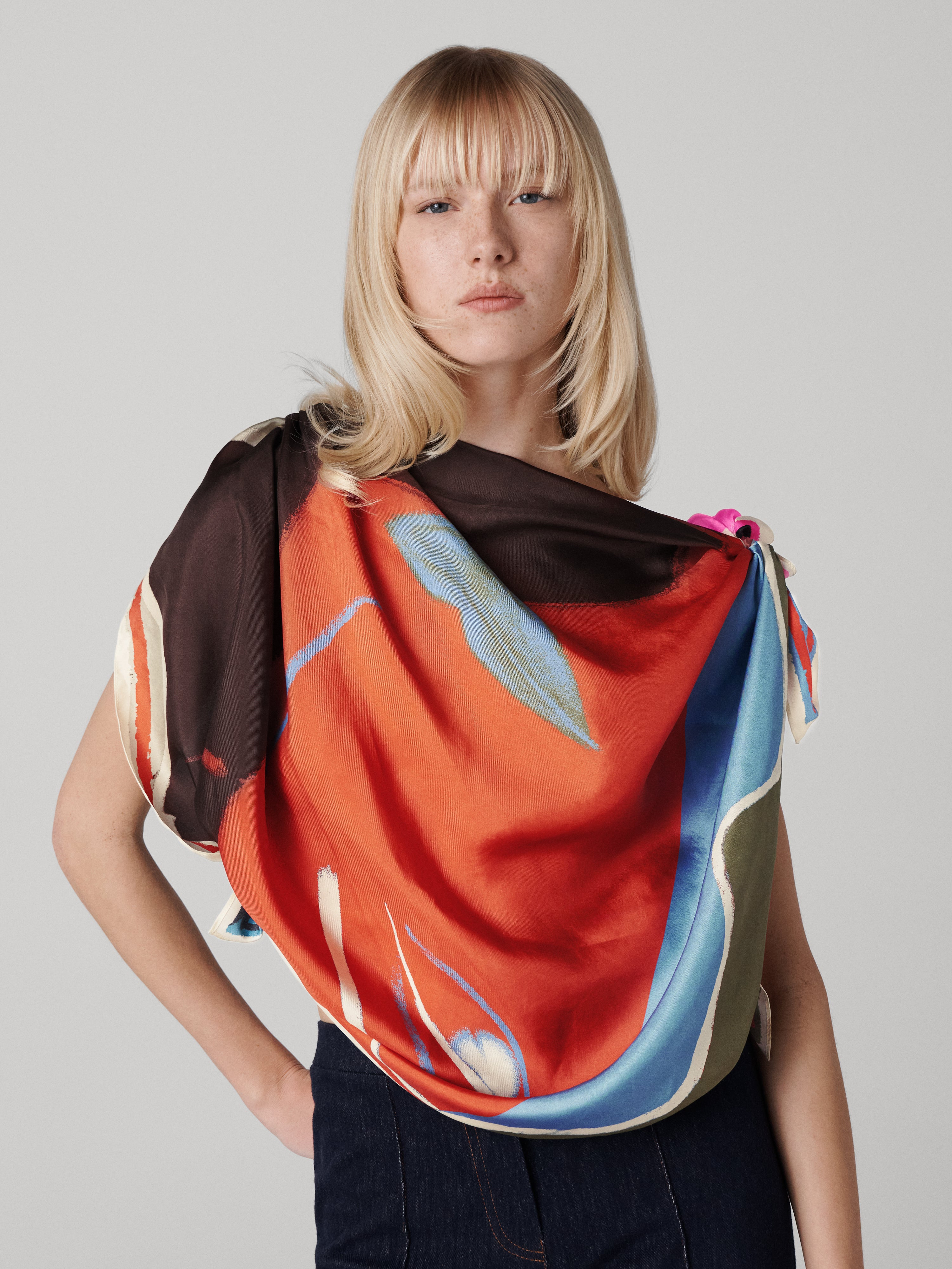 Flag Silk Scarf - 3
