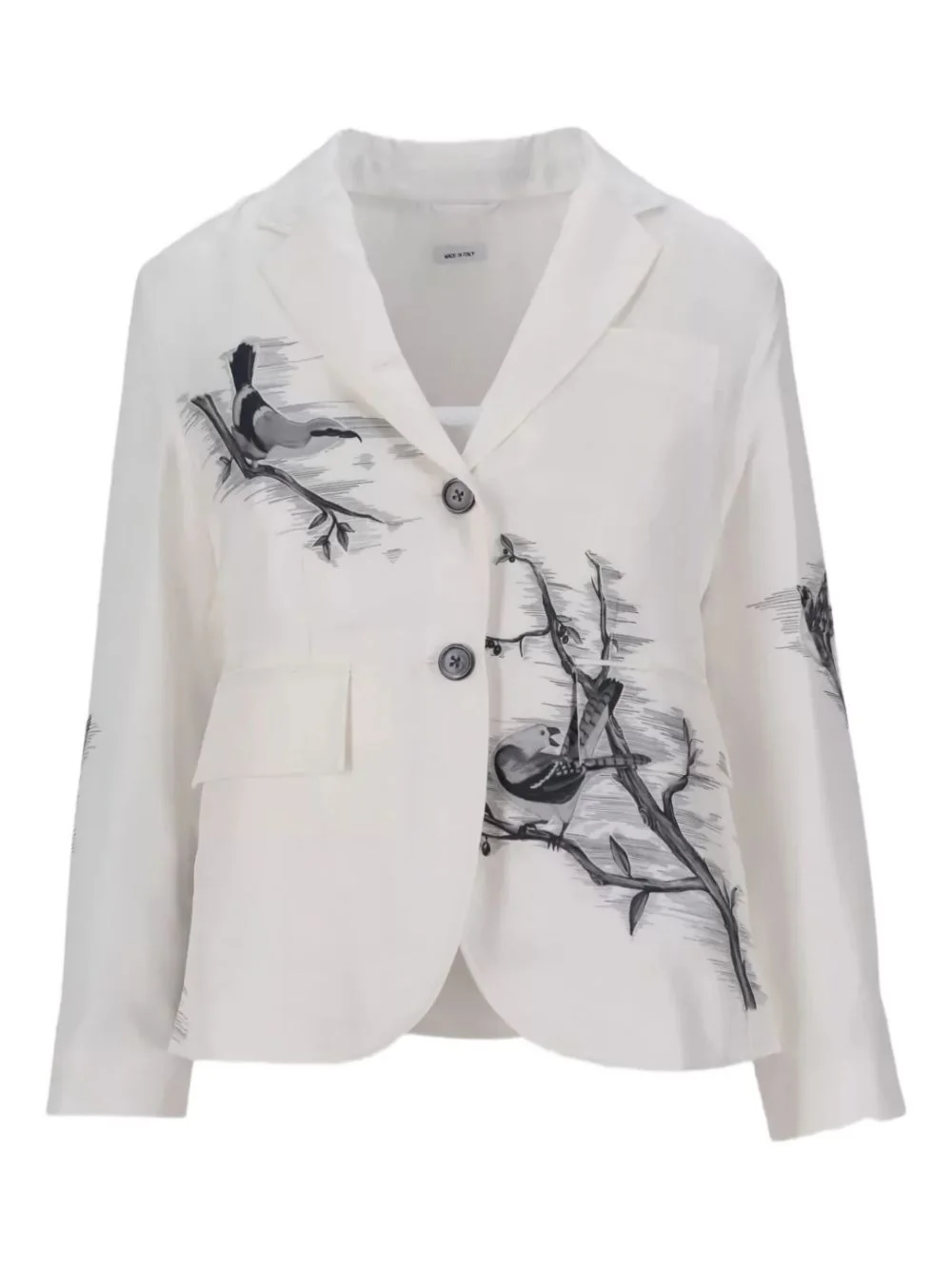 bird print jacket - 1