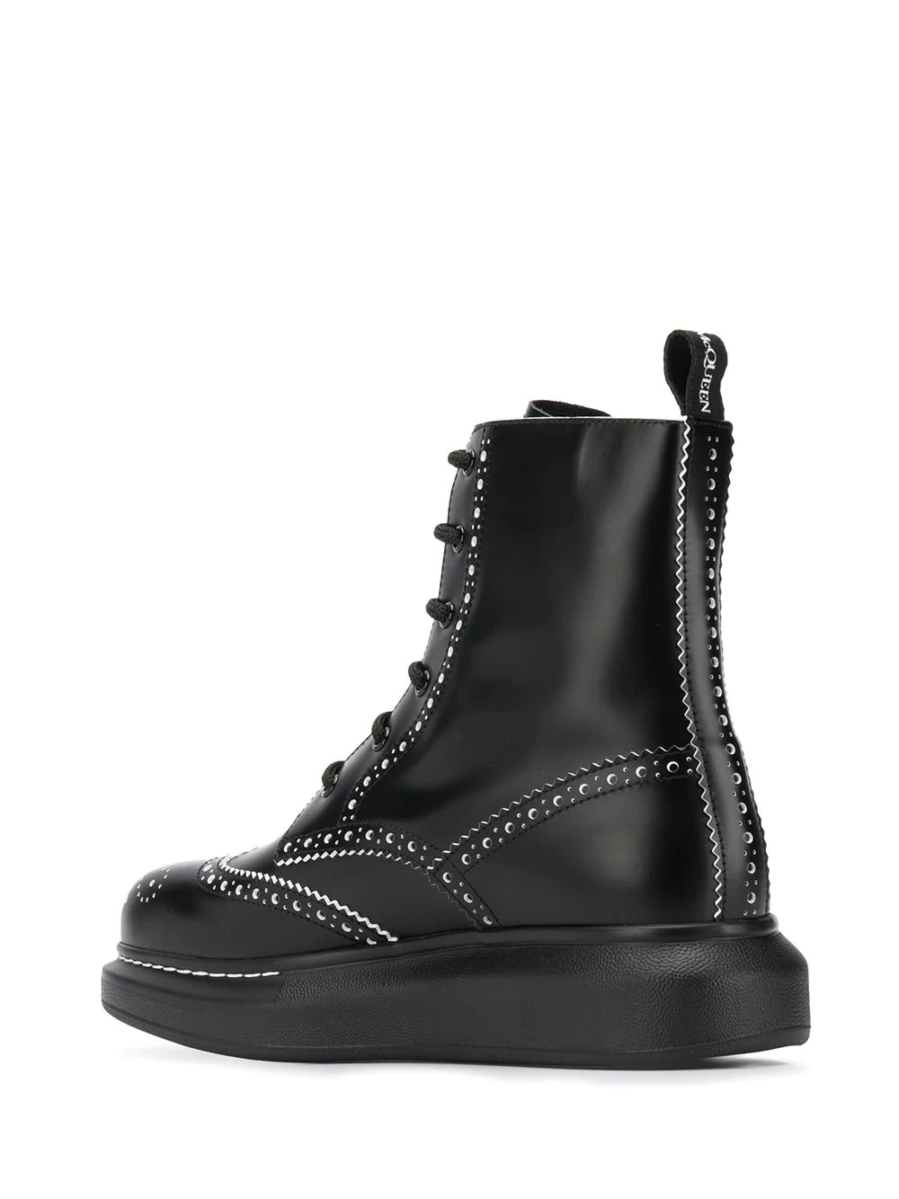 punch hole 40mm ankle boots - 3