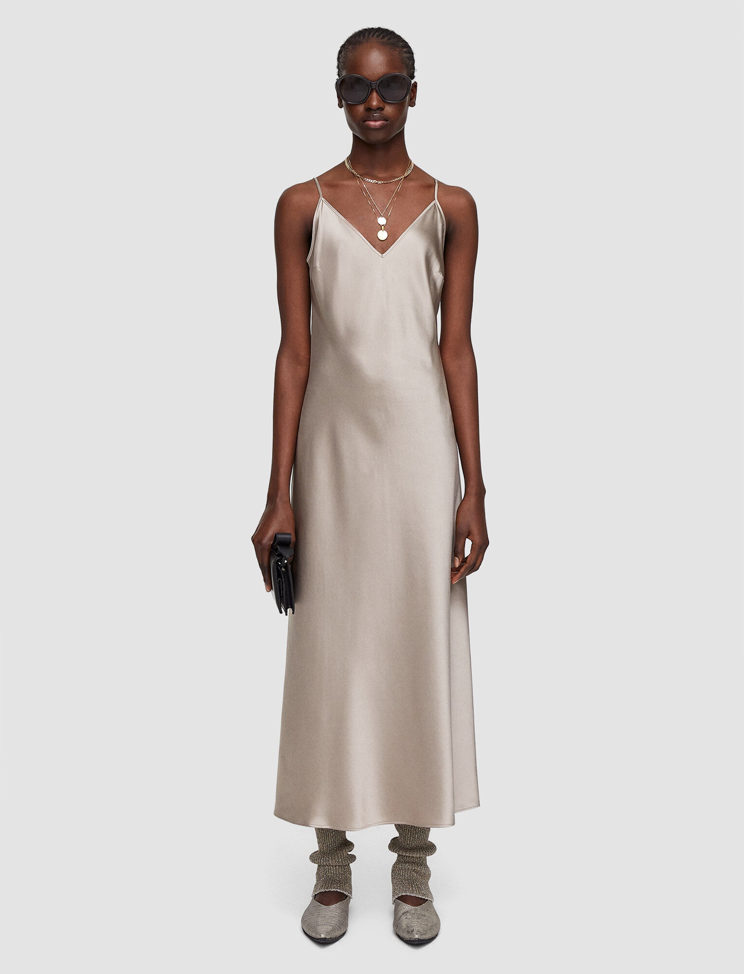 Silk Satin Clea Dress - 2