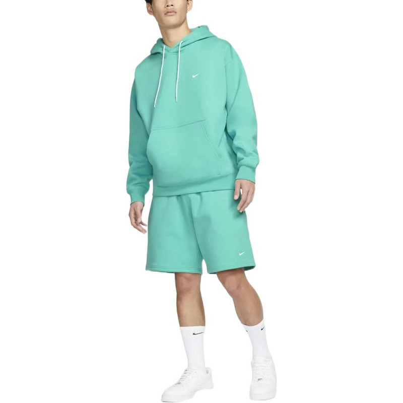 Nike Nike FW22 Solo Swoosh Hoodie 'Teal' DA0316-393 outlook