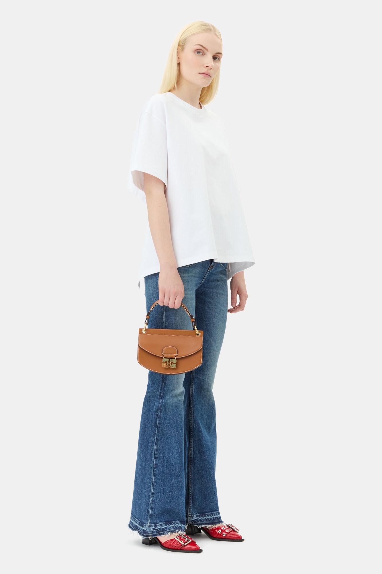 CARAMEL MINI TOP HANDLE APO-G BAG - 3