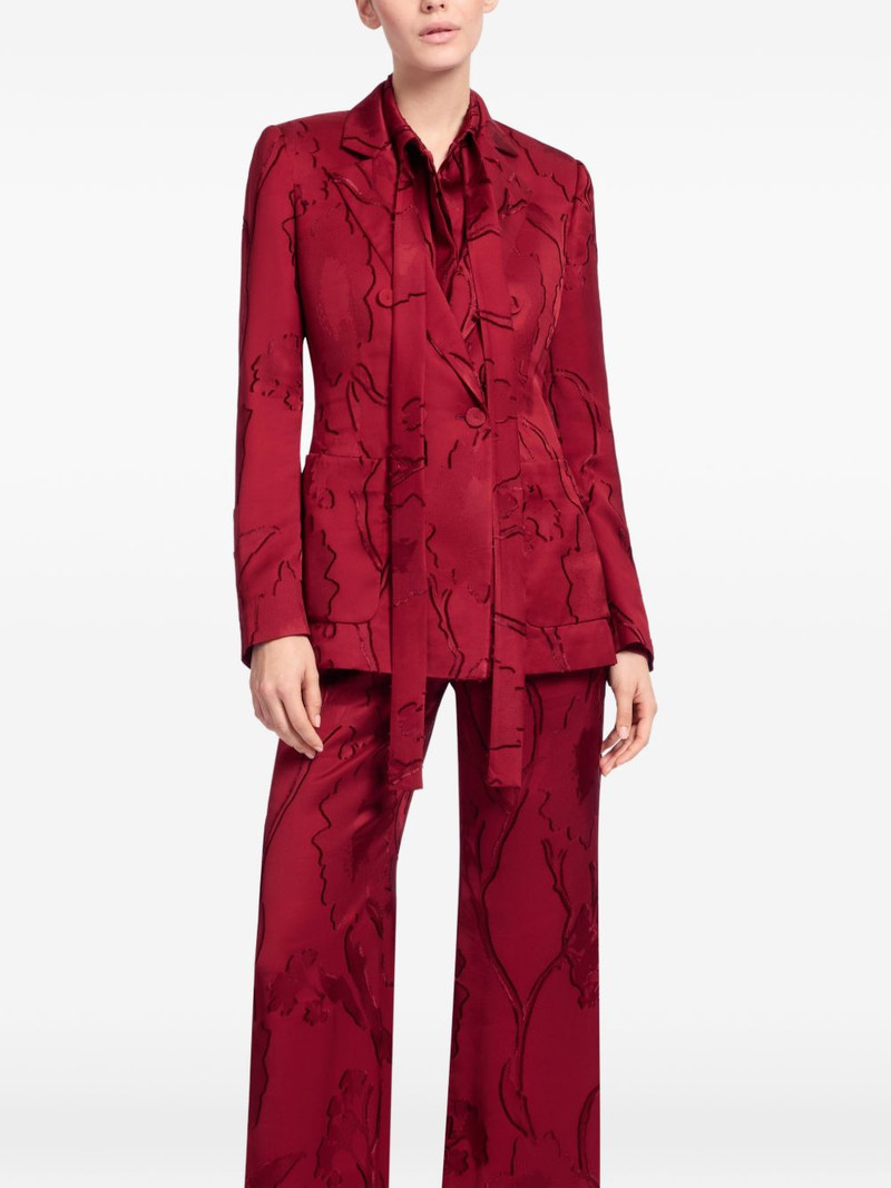 jacquard double-breasted blazer 3