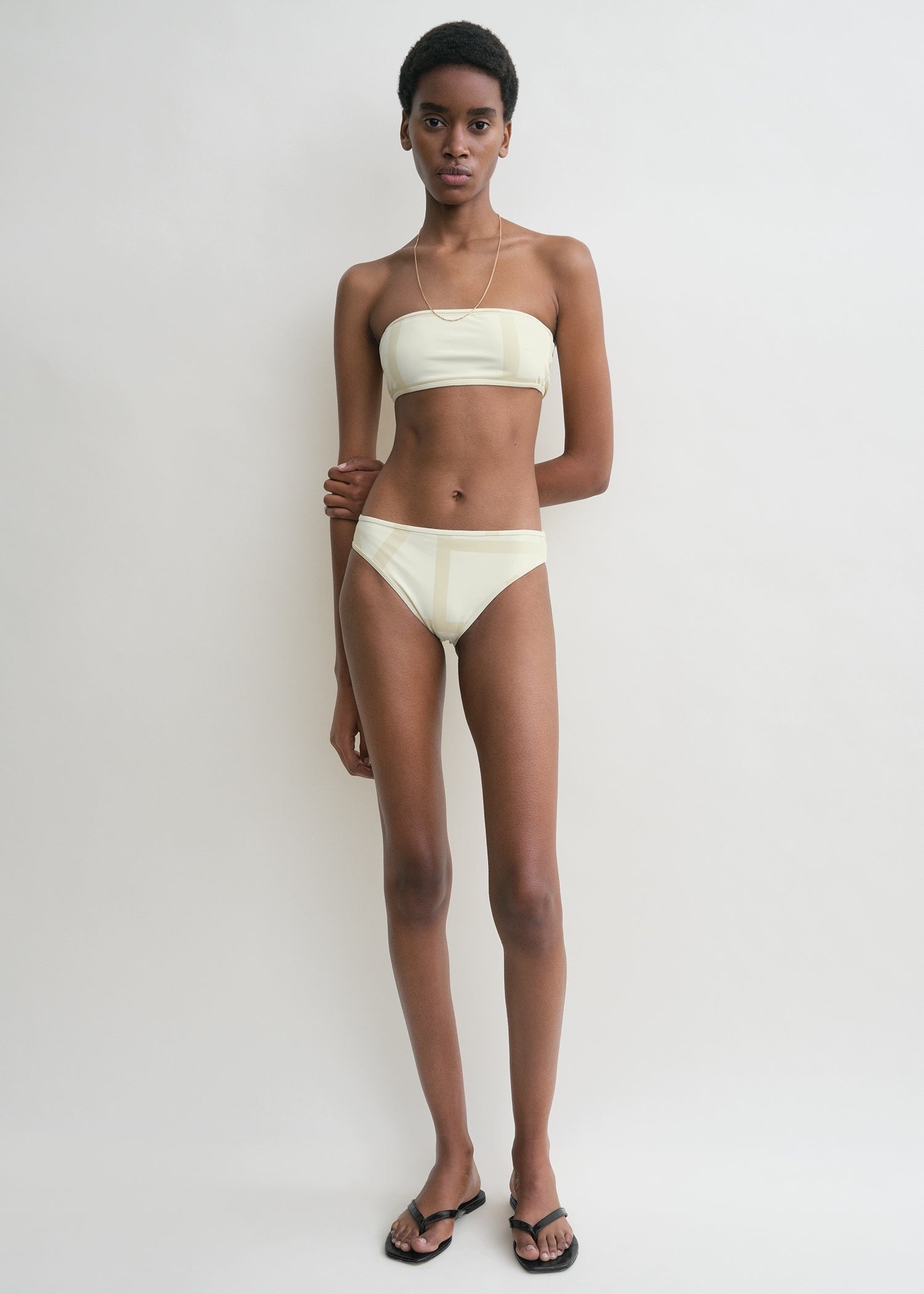 Monogram bikini bottoms ecru/straw - 2
